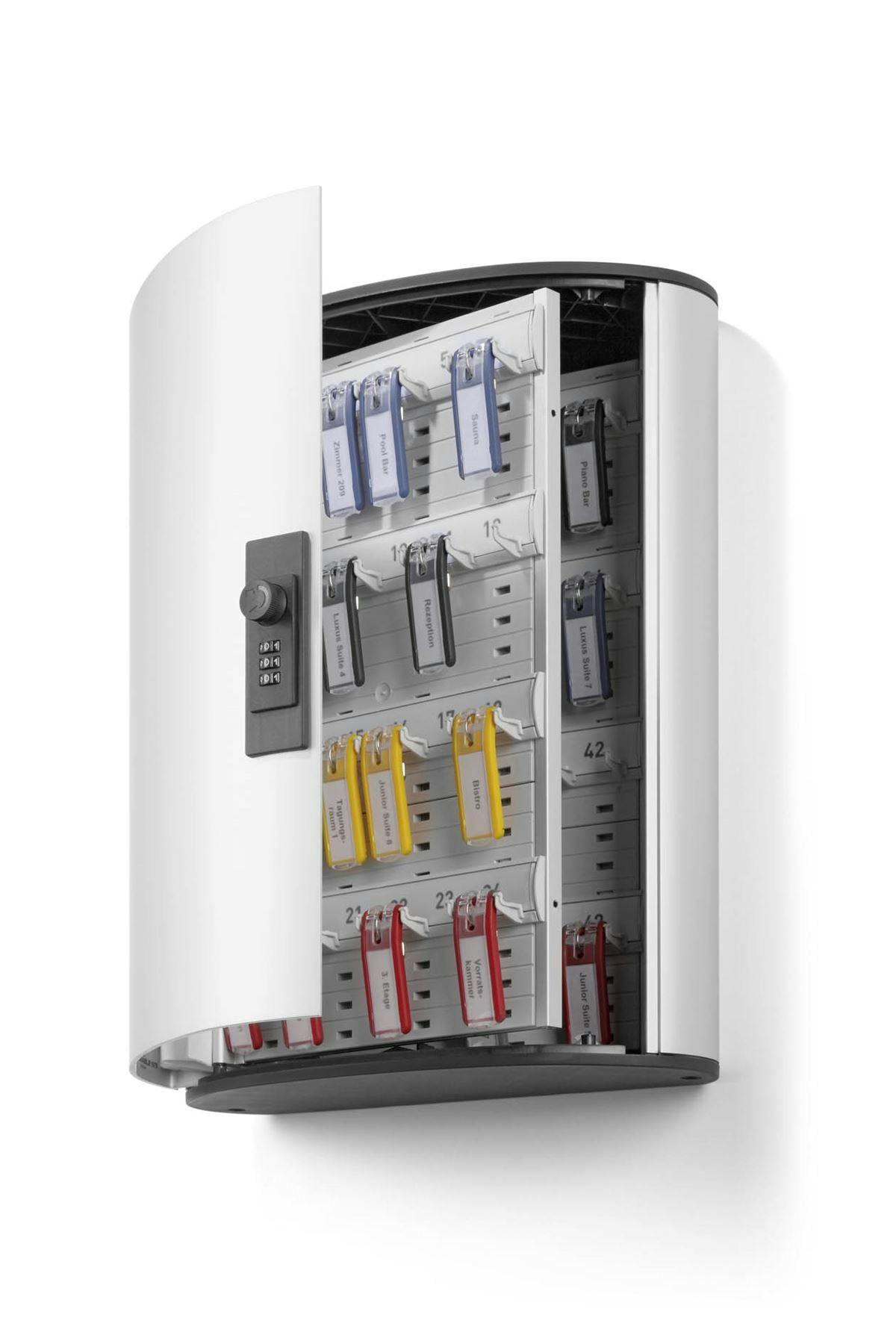 Rackhams Key Safe 48 Combination Lock Box | Holds 48 Keys | Includes 6 Key Clips