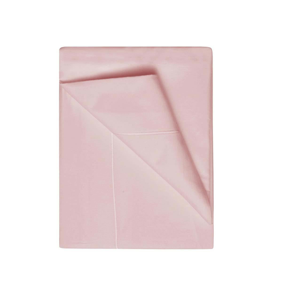 Belledorm 400 Thread Count Egyptian Cotton Flat Sheet - Blush - Blush - Superking - 100% Egyptian Cotton