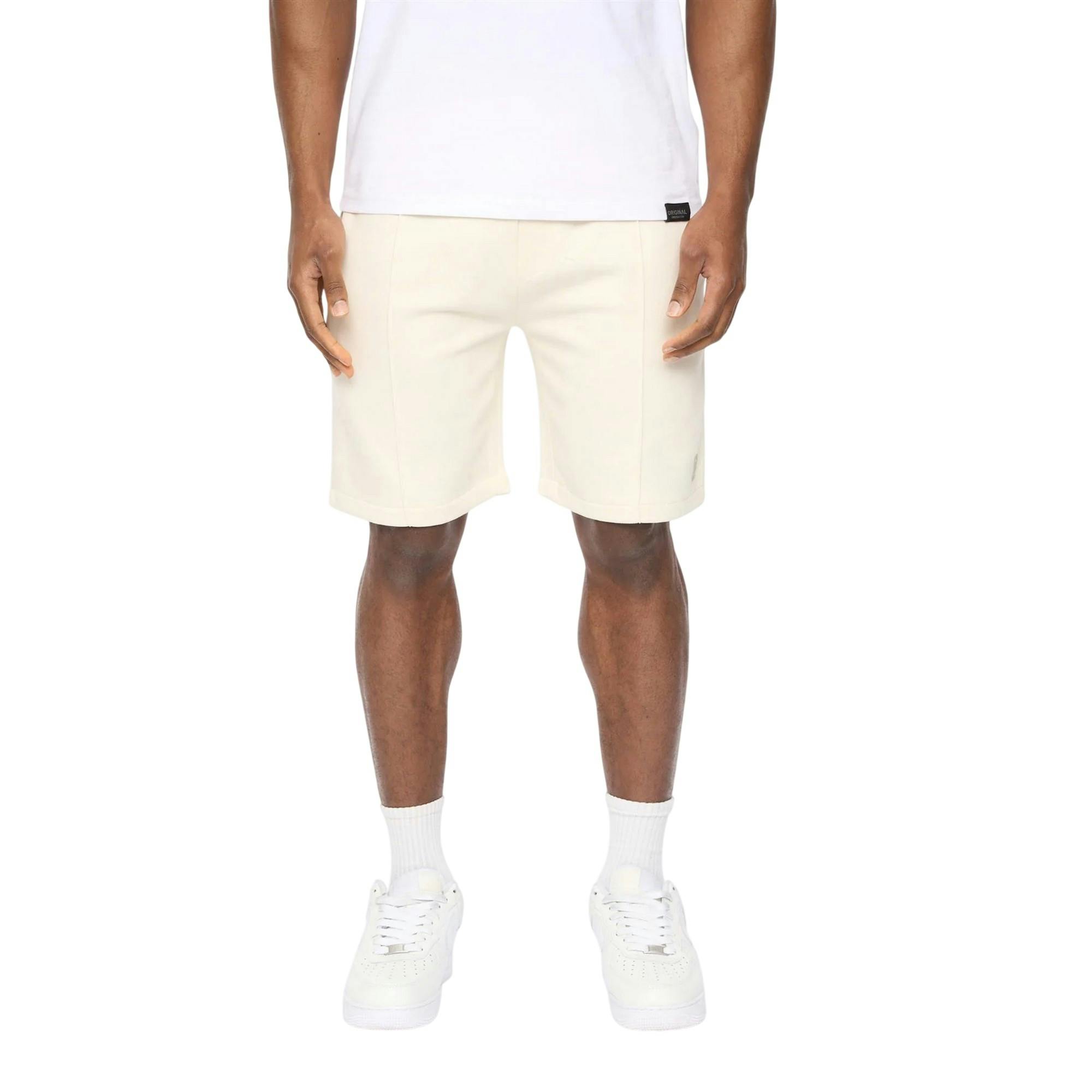 Crosshatch Men's Bardon Casual Shorts - Neutral Stone - M - Neutral Stone - 60% Cotton/40% Polyester