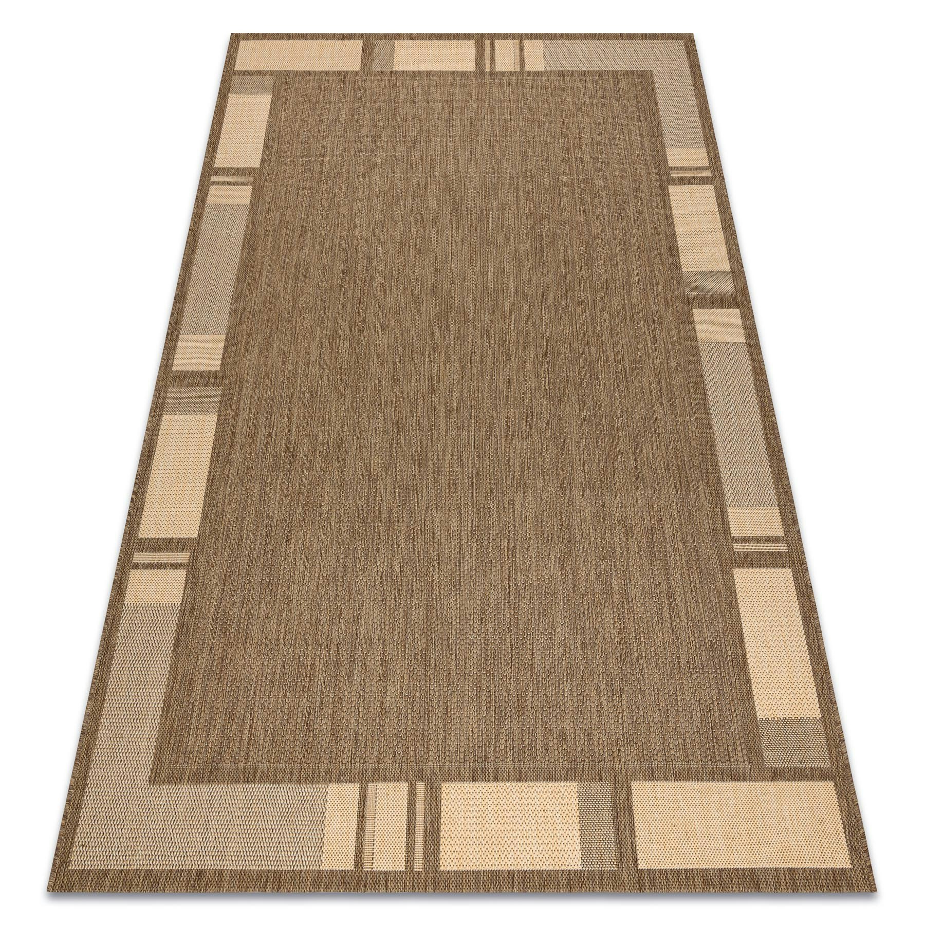 Rugsx Brown Floorlux Rug - Polypropylene - 120Cm X 170Cm