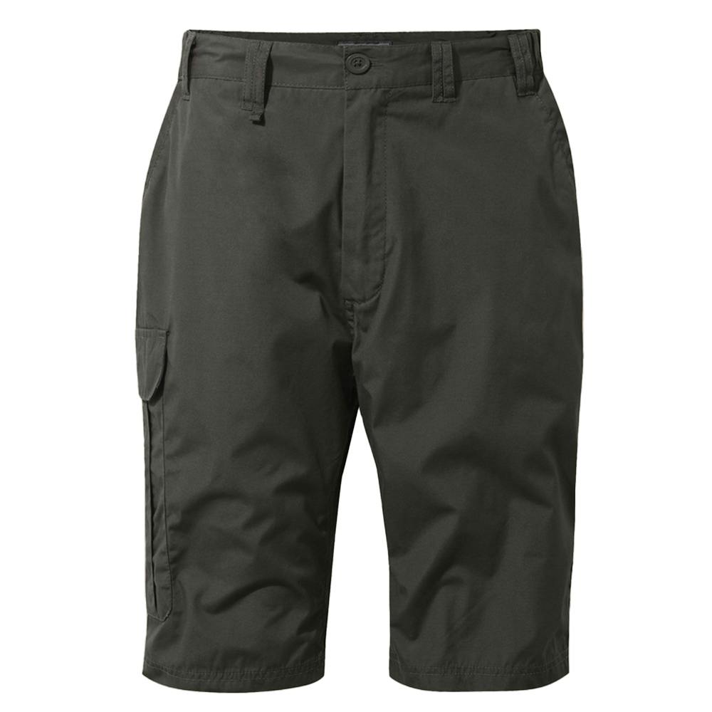 Craghoppers Men's Kiwi Long Shorts - Bark - 36R - Bark - 65% Recycled Polyester/35% Recycled Cotton