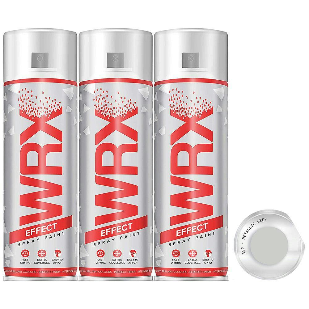 Wrx Grey Metallic Spray Paint Solvent Based 400Ml - Image 5