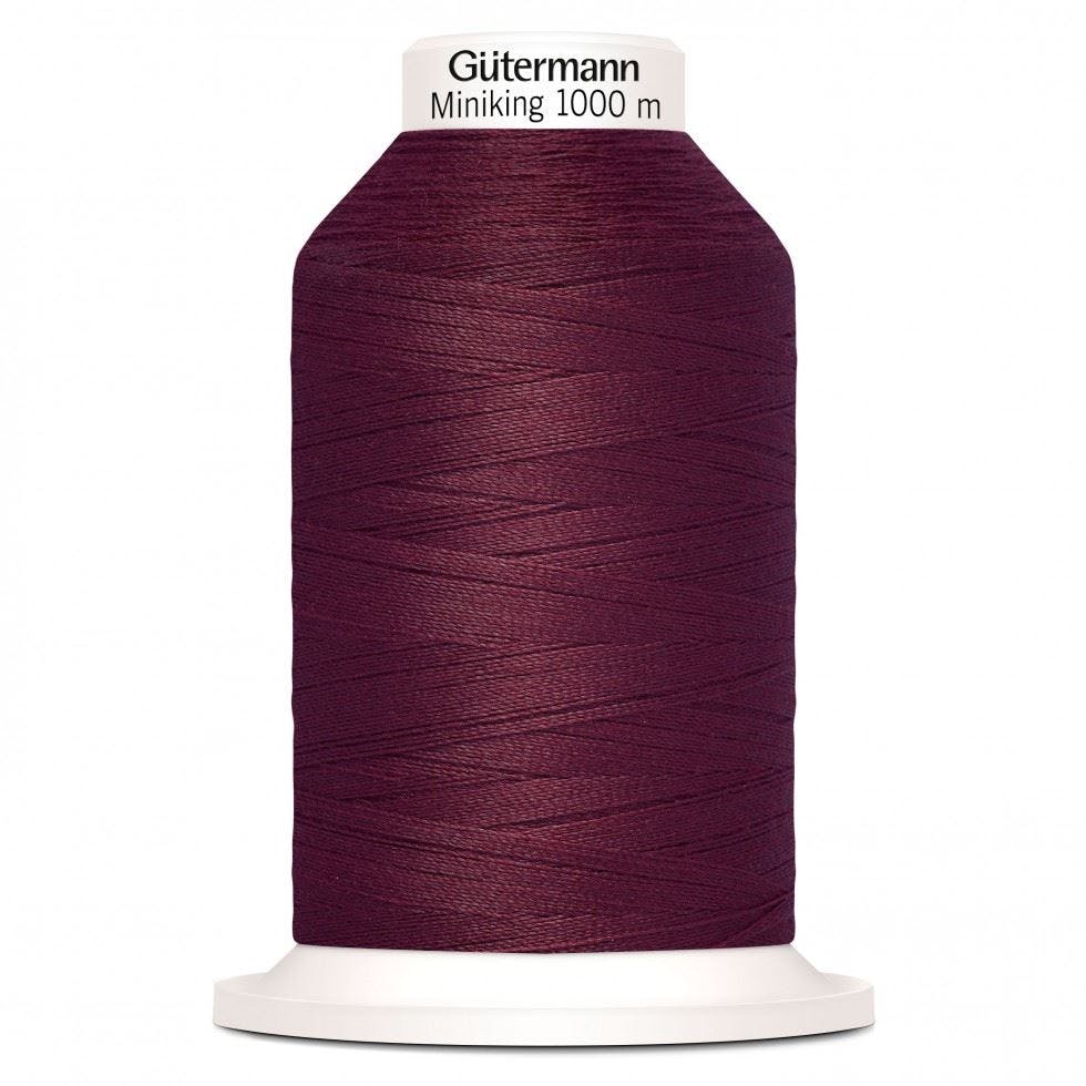 Gutermann Miniking Overlocker Thread 1000M Polyester Thread Suitable For Dressmaking - 369 - 1000 Metres