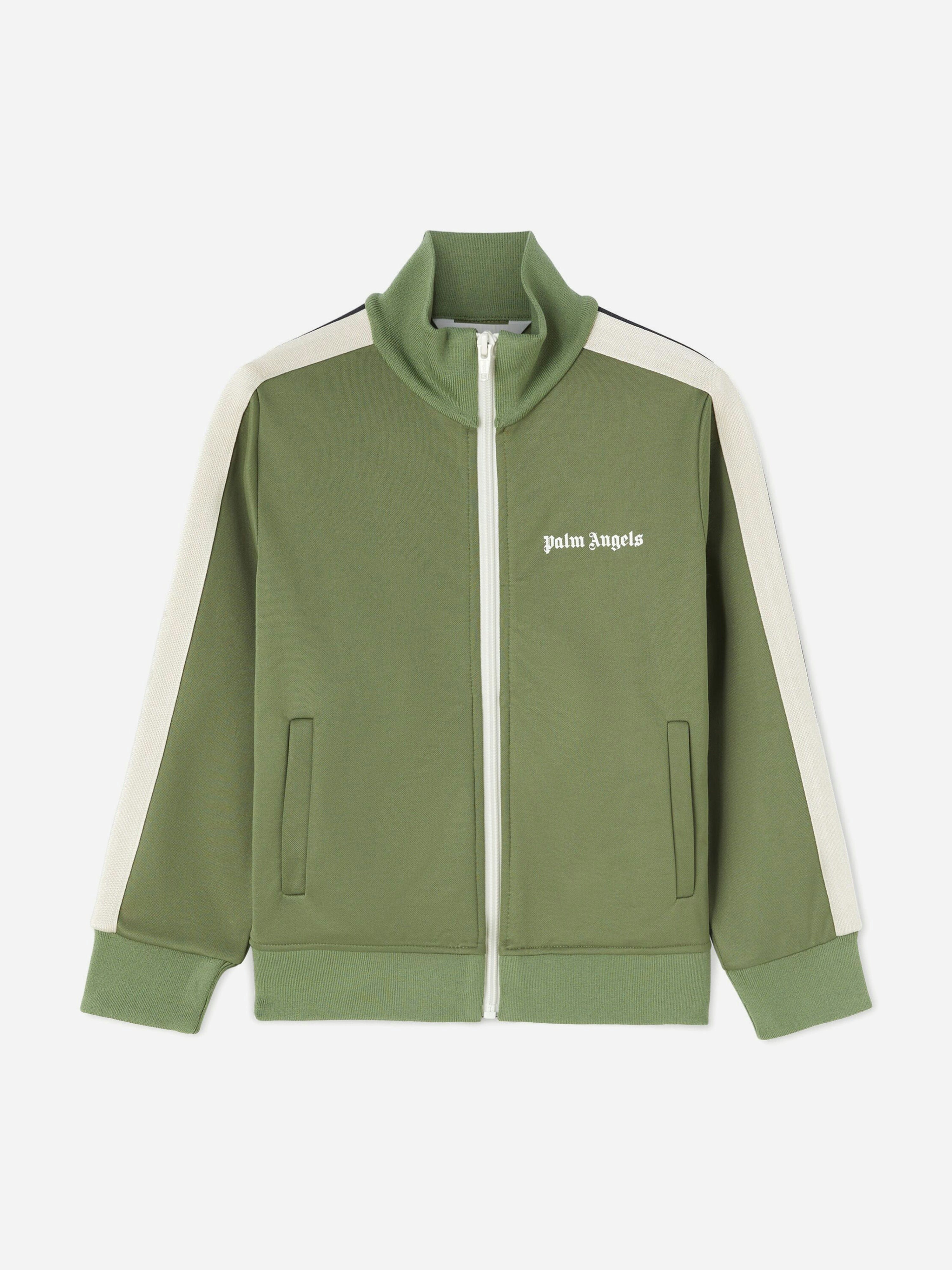 Palm Angels Boys Green Track Jacket In - 8 Yrs