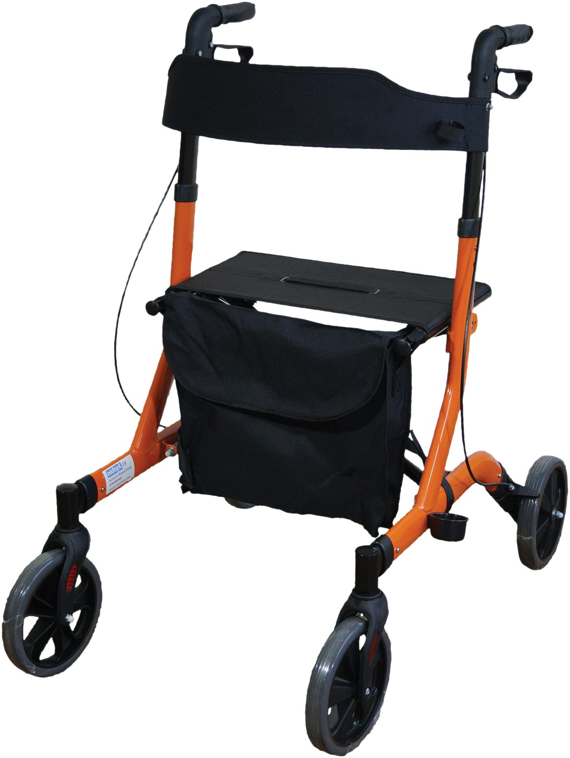 Aidapt Orange Deluxe Rollator