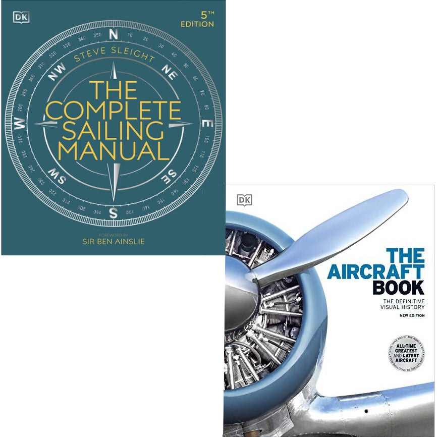 Dk Complete Manuals 2 Book Set Aircraft Book (Hardback), Complete Sailing Manual (Paperback)