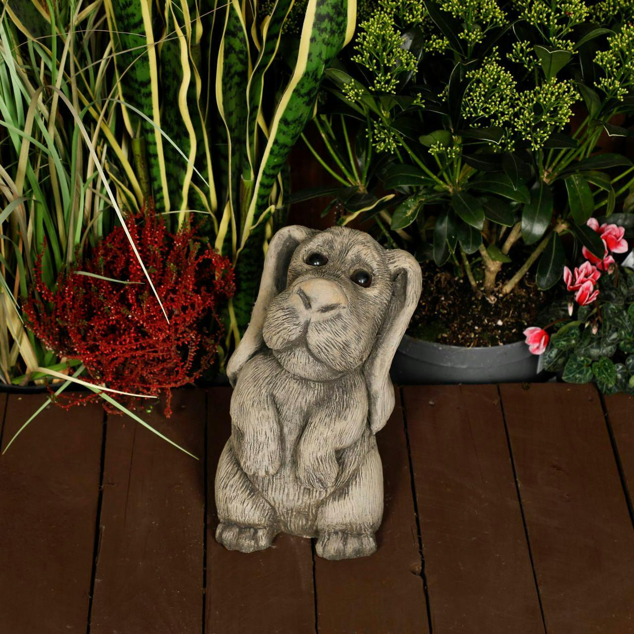 Osn Cheeky Stone Cast Airedale Terrier Garden Statue