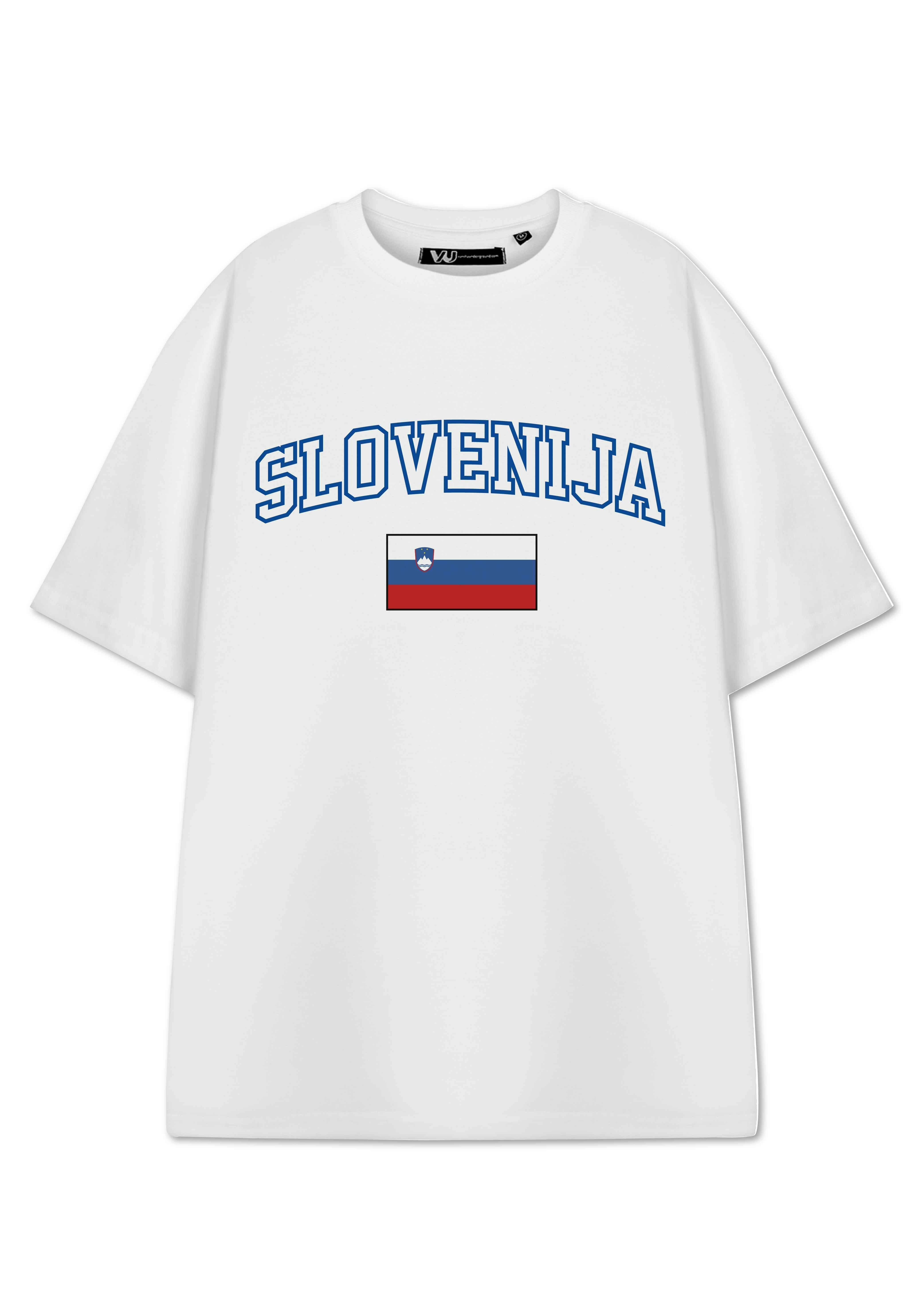 Vanilla Underground Unisex White Show Me The Merch Slovenia Short Sleeved T-Shirt - Large