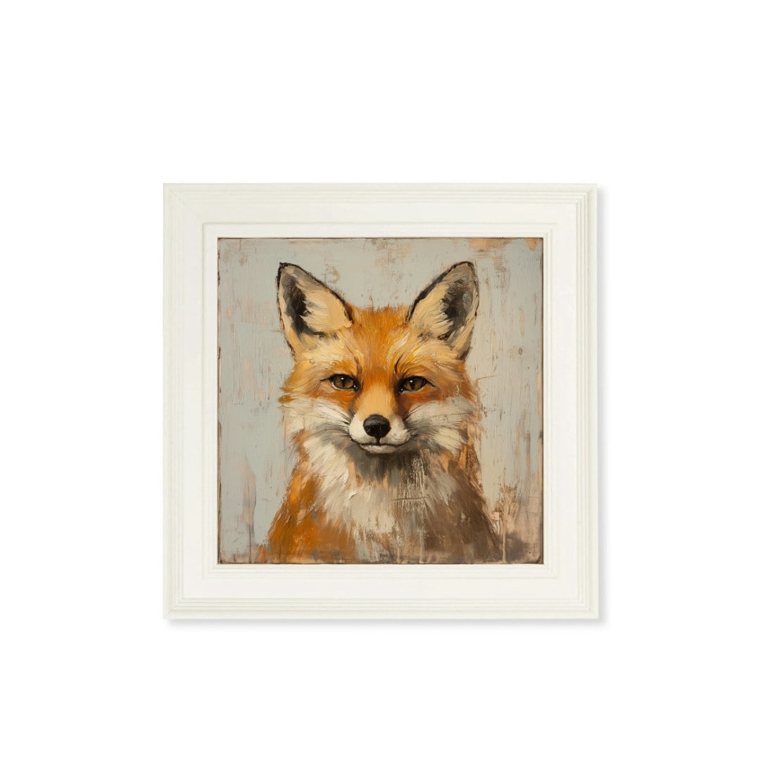 Rackhams Cream The Fox & The Hare Square - 44 X 44 Cm - Hurstwood - The Fox