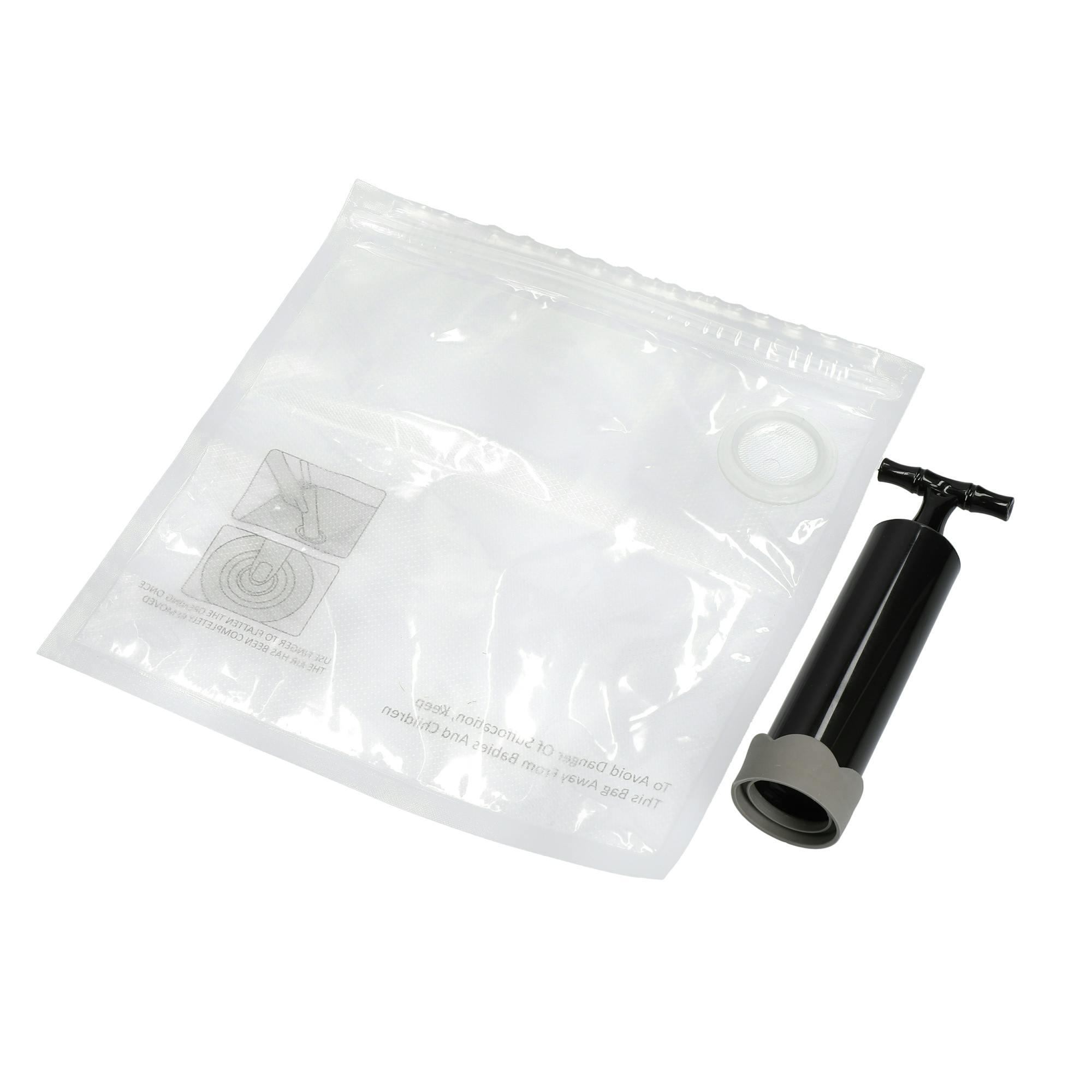 Masterclass Unisex Clear Food Vacuum Sealer With 4 Reusable Polyethylene Food Bags, 24 X 24Cm In | Size: 24 X 24 Cm - Image 4