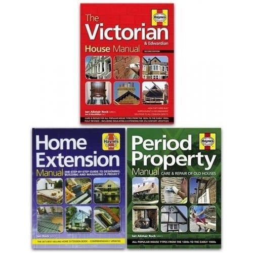 J H Haynes & Co Ltd Haynes Property Manual 3 Books Collection Set Home Extension The Victorian House Period Property