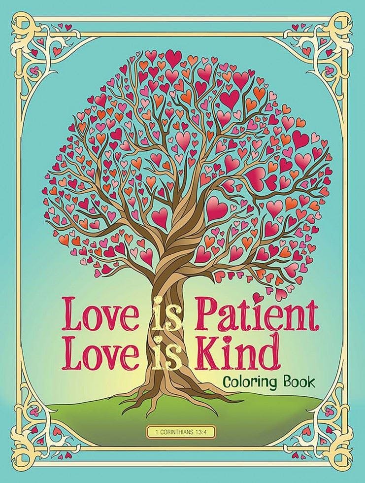 Love Is Patient, Love Is Kind Coloring Book by Jessica Mazurkiewicz NEW - Image 3