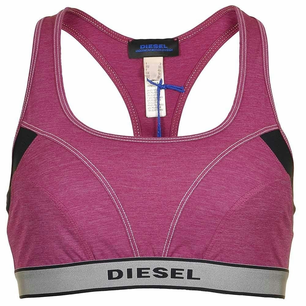 Diesel Purple Miley S Stretch Jersey Bralette, - S