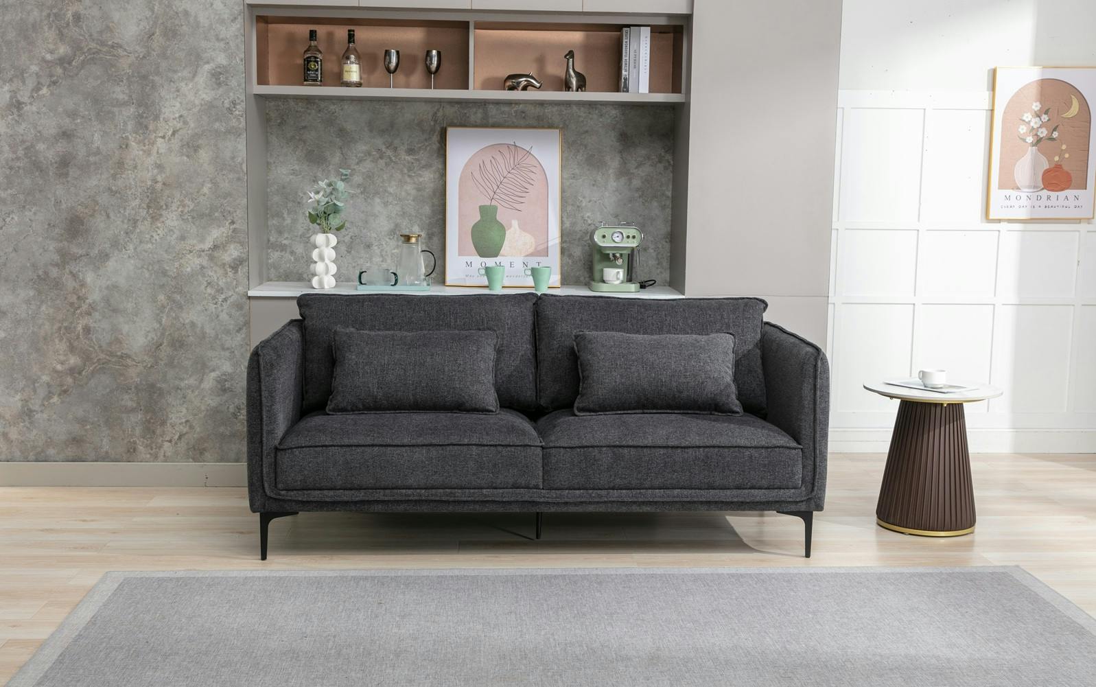 Brooklyn Brooklyn 3 Seater Sofa Metal Legs - Image 2