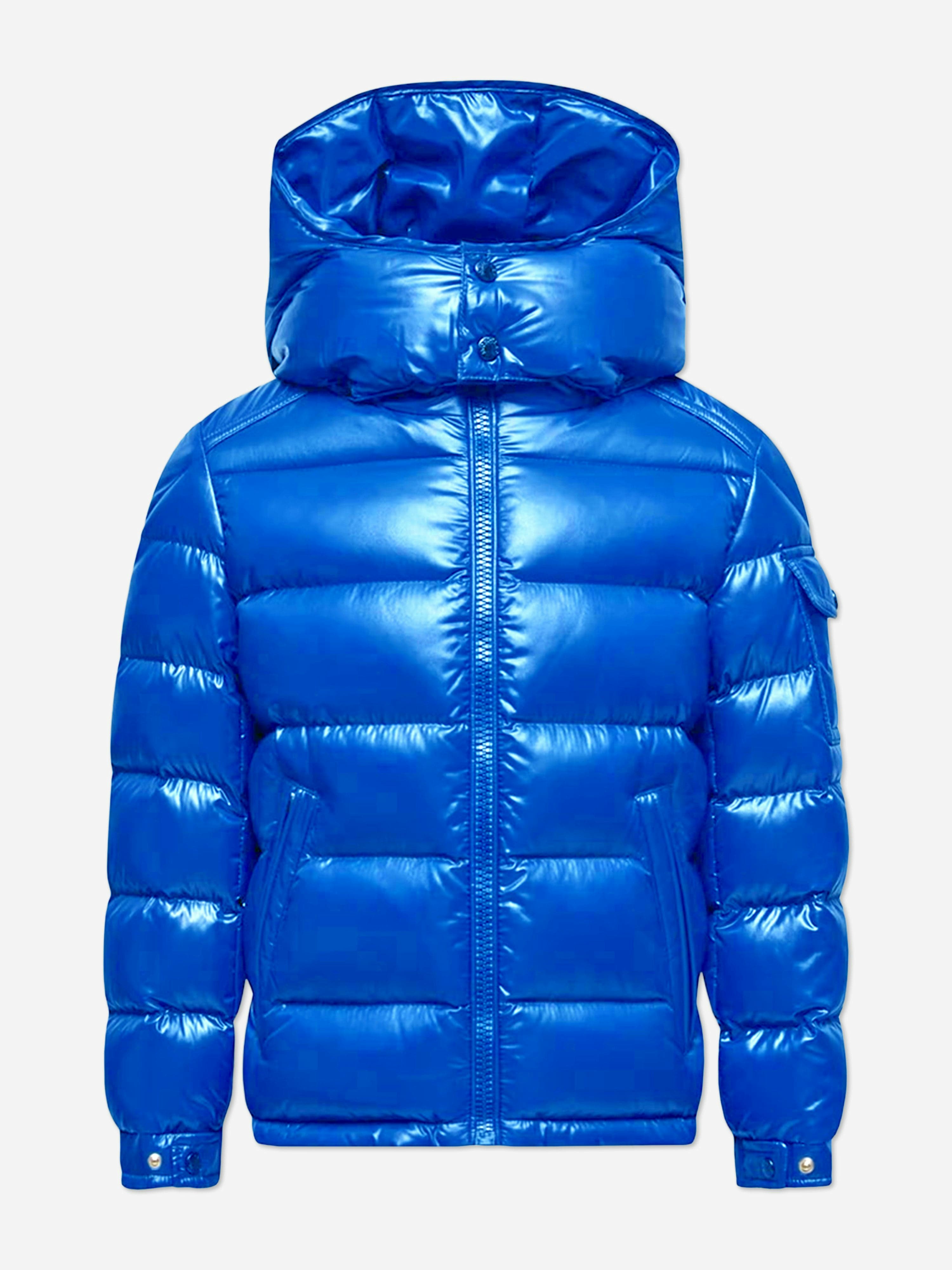 Moncler Enfant Boys Blue Kids Down Padded Maya Jacket In - 4 Yrs