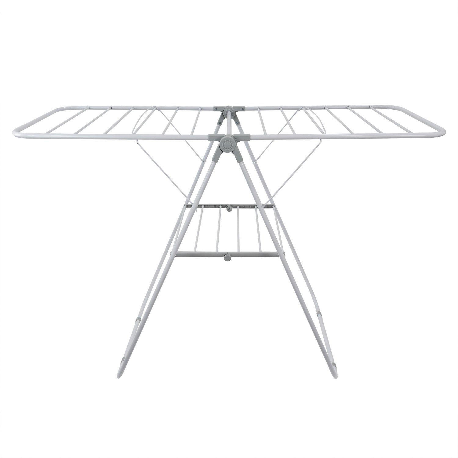 Rackhams White Strong Winged Clothes Drying Airer - 12M,