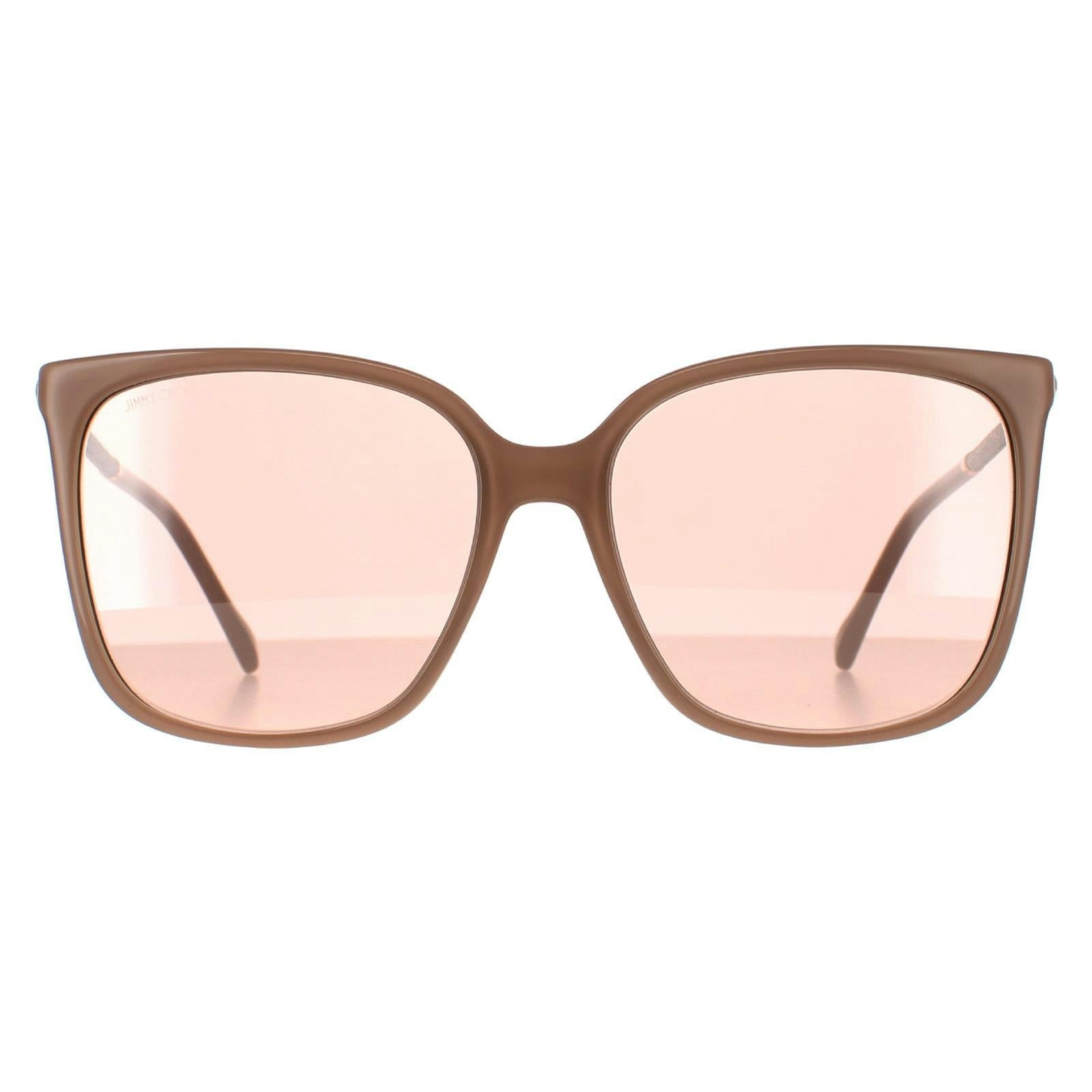 Jimmy Choo Women's Pink/Silver Scilla/S Nude Sunglasses