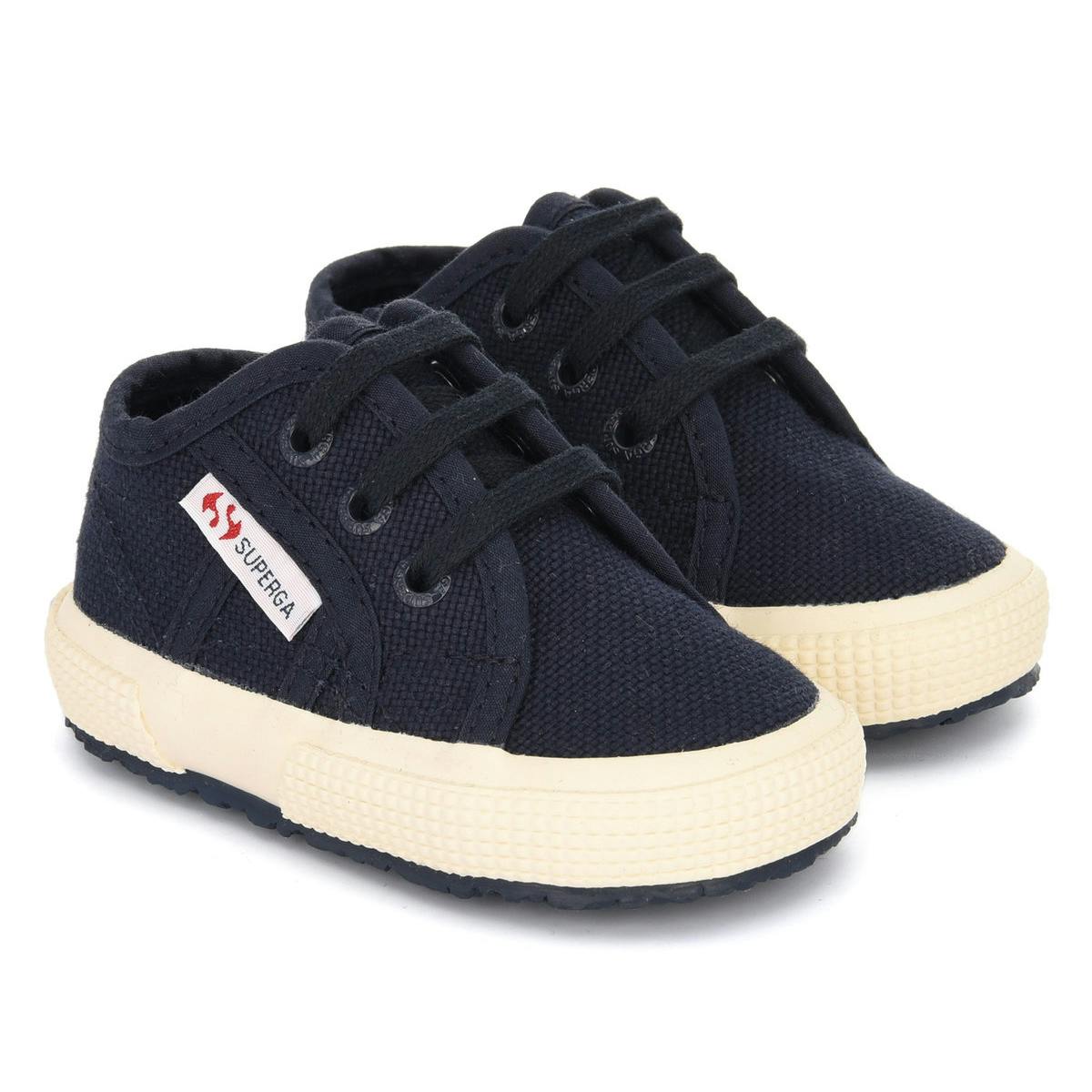 Superga Baby 2750 Bebj Classic Trainers - Navy - 2 Uk Child - Navy - 100% Mixed