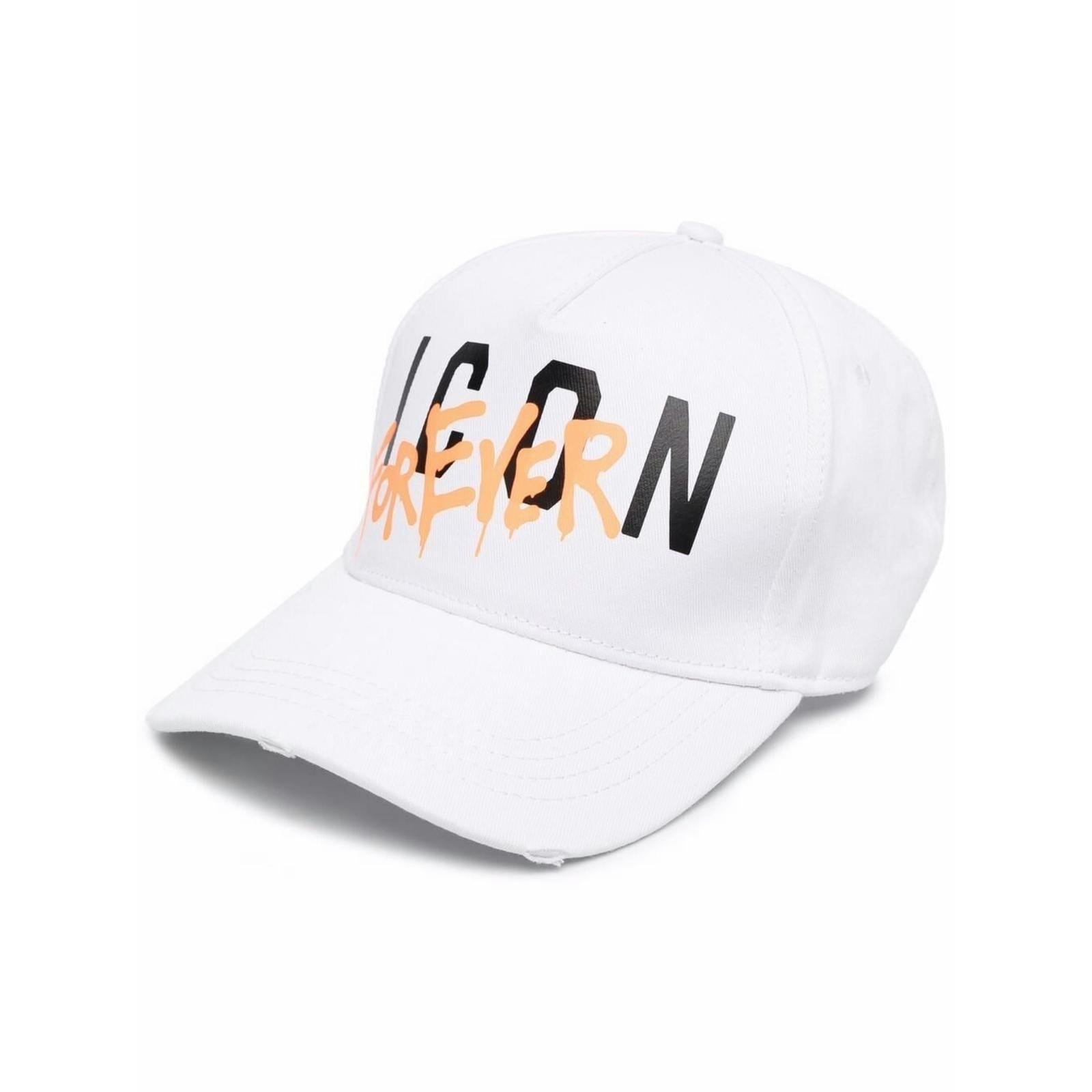 Dsquared White Icon Forever Cap In - One Size
