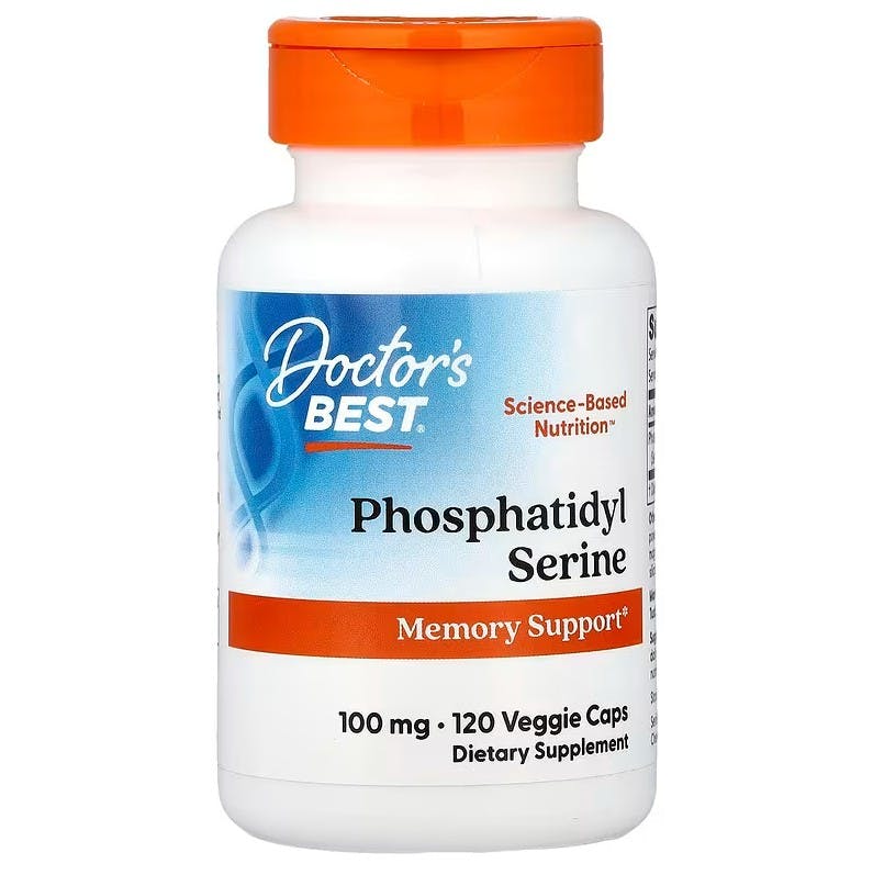 Doctor's Best Phosphatidylserine Serine With Serinaid, 100Mg, 120 Vcaps - Image 6
