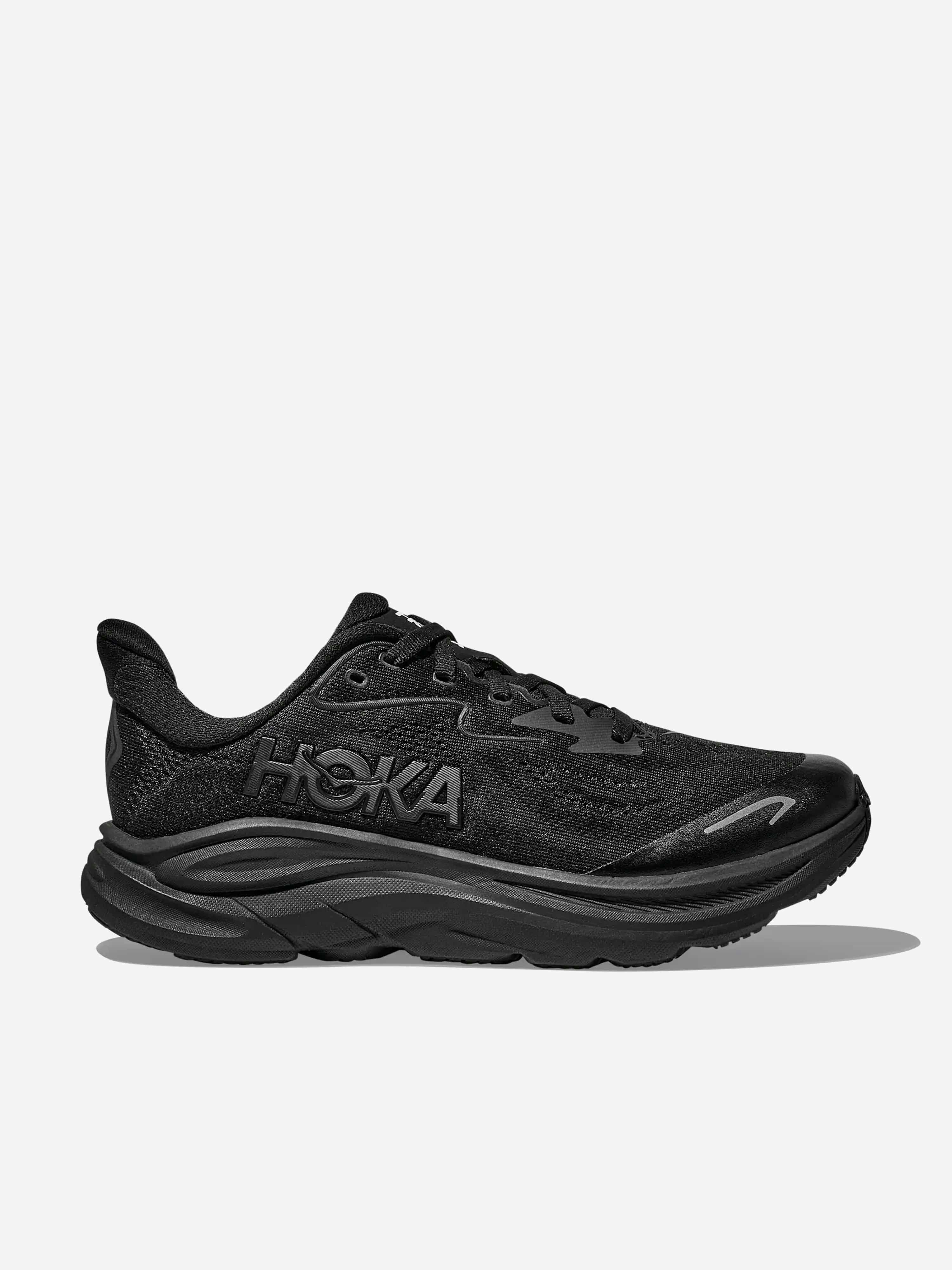 Hoka Black Kids Clifton 10 Trainers In - Eu 37 Uk 3.5