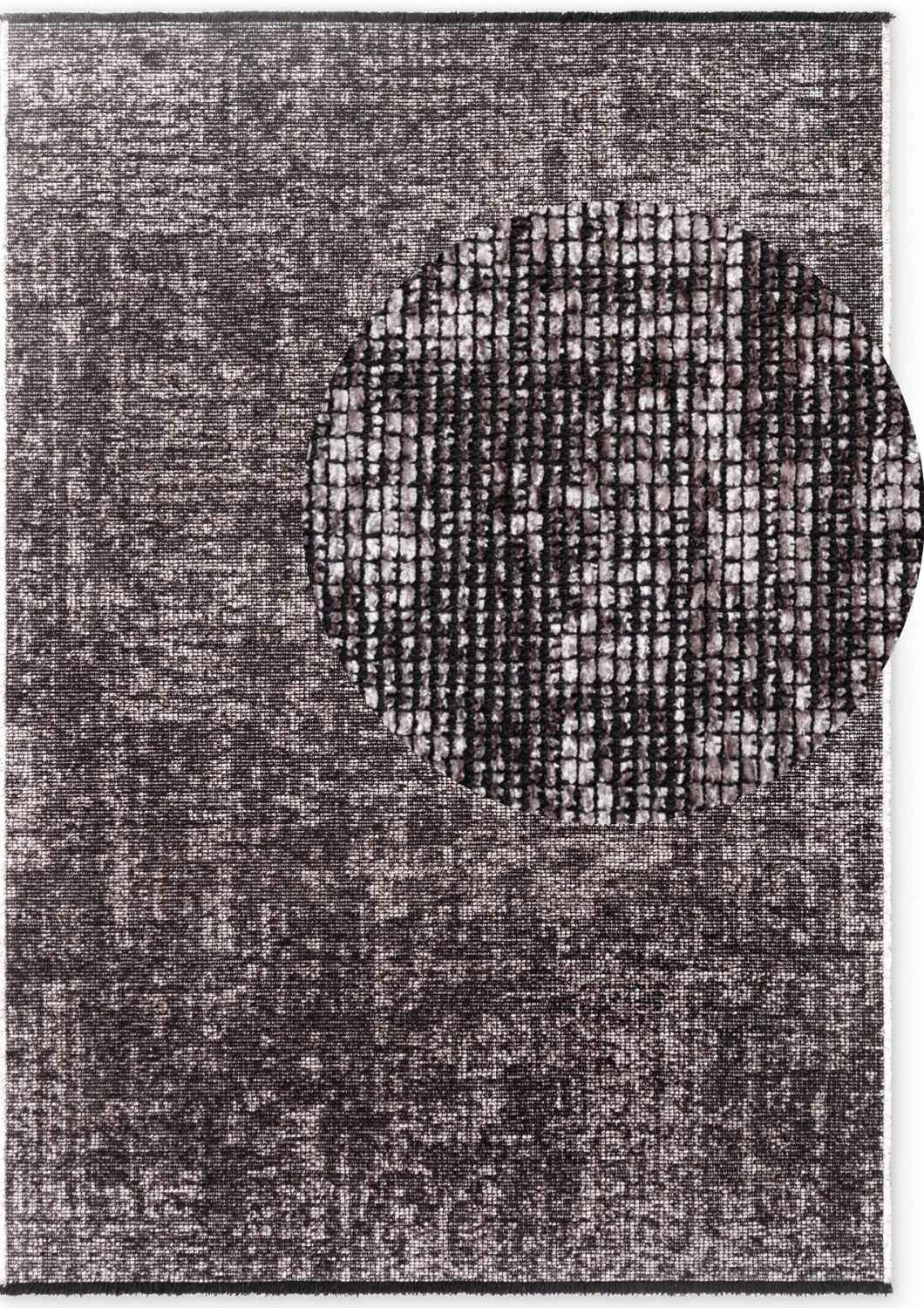 The Rugs Brown Brilliance Short Pile Prisma Rug - 200X290 Cm