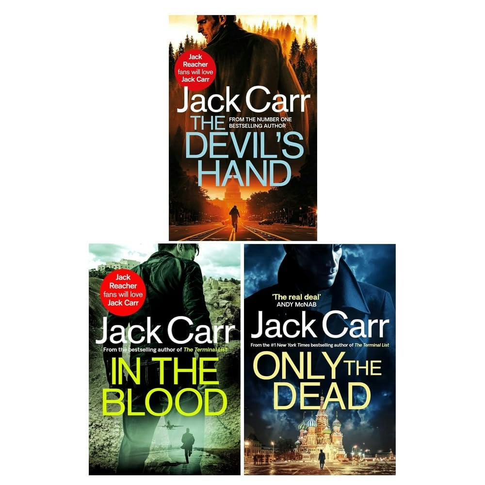 Jack Carr James Reece Series 3 books Set Devil Hand, In The Blood,Only the Dead - Image 9
