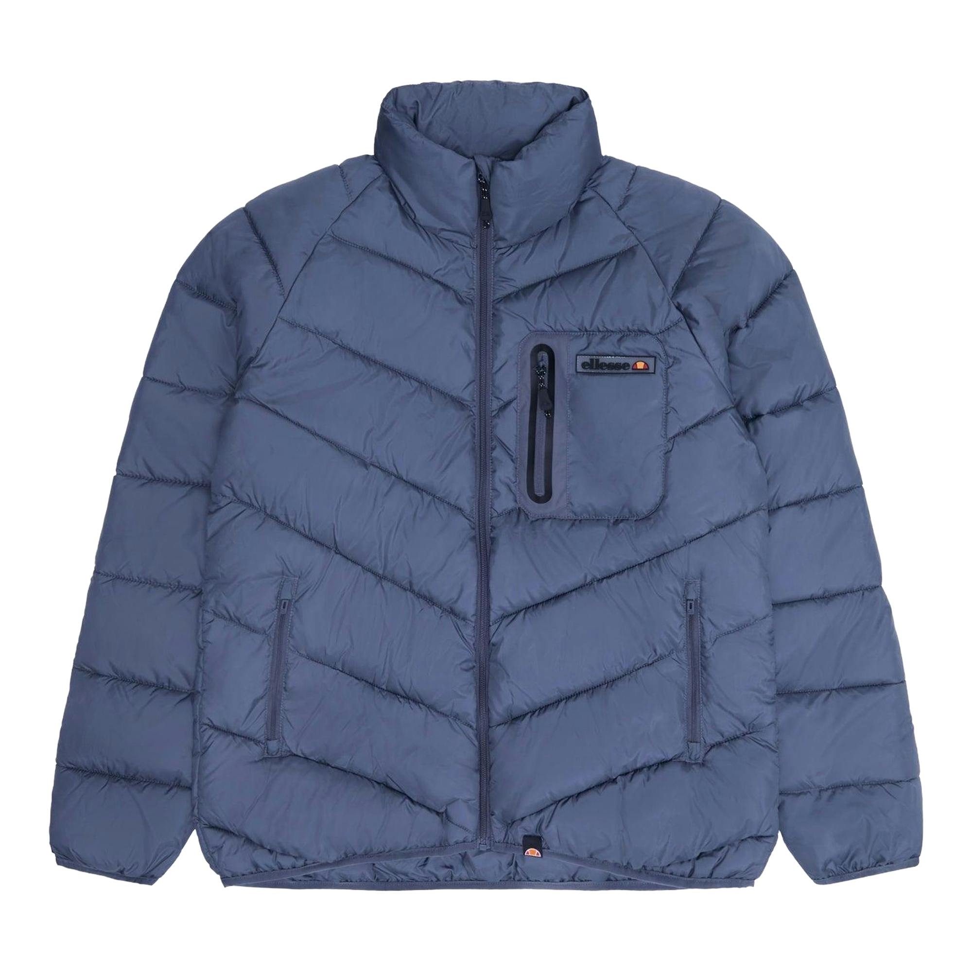 Ellesse Men's Grey Lalizo Puffer Jacket - Xxl - 100% Polyester