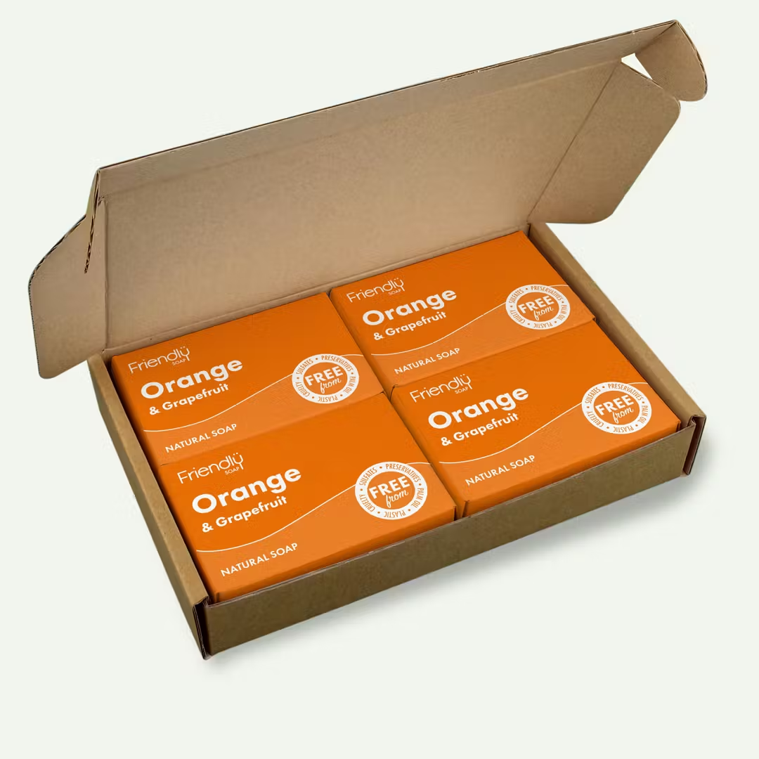 Friendly Soap Orange - & Grapefruit Natural Soap - 95G - Natural Handmade Soap - 4