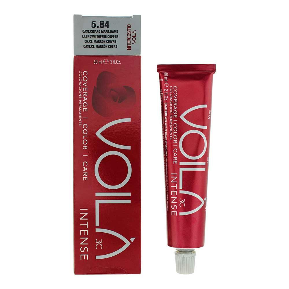 Intercosmo Voila 3C Intense 5.84 Light Brown Toffee Hair Colour 60Ml - Image 5