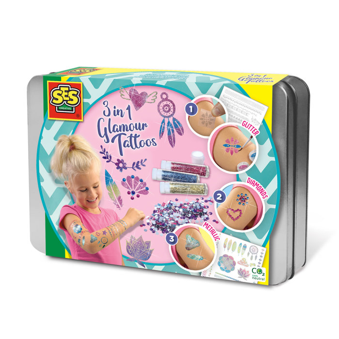 Ses Creative 3 In 1 Glamour Tattoos