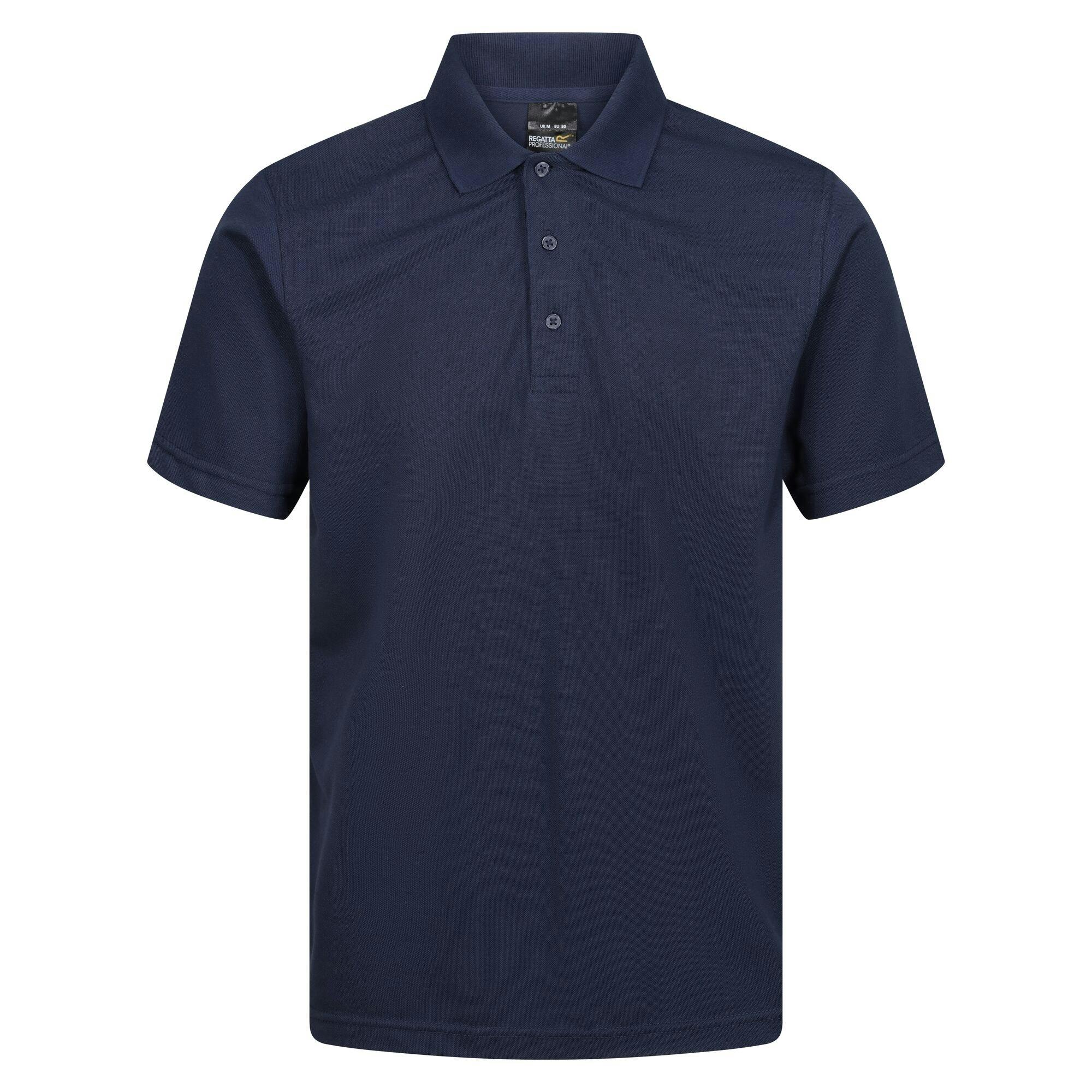 Regatta Men's Professional Short-Sleeved Polo Shirt - Navy - L - Navy - 65% Polyester/35% Cotton