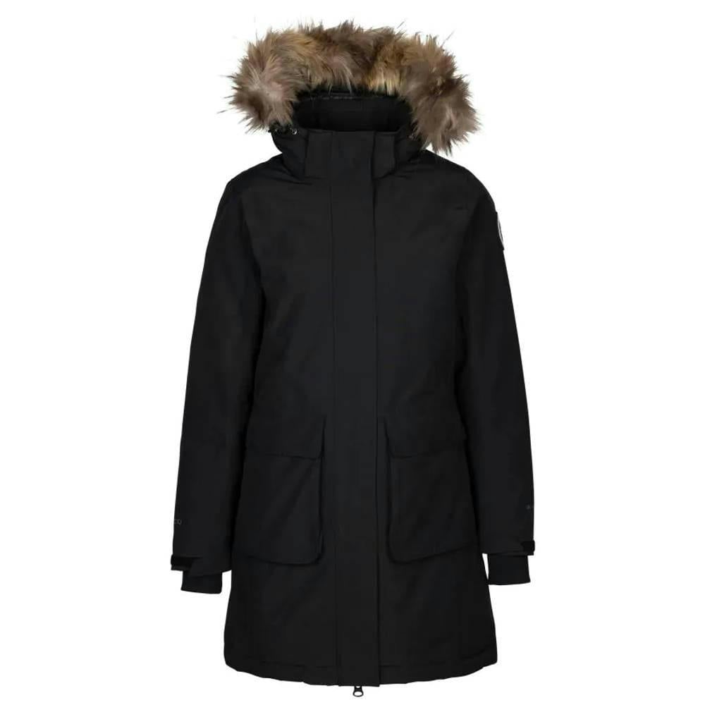 Trespass Women's Black Ellington Dlx Jacket - Xxl - 50% Cotton/45% Polyester/5% Pu (Polyurethane)