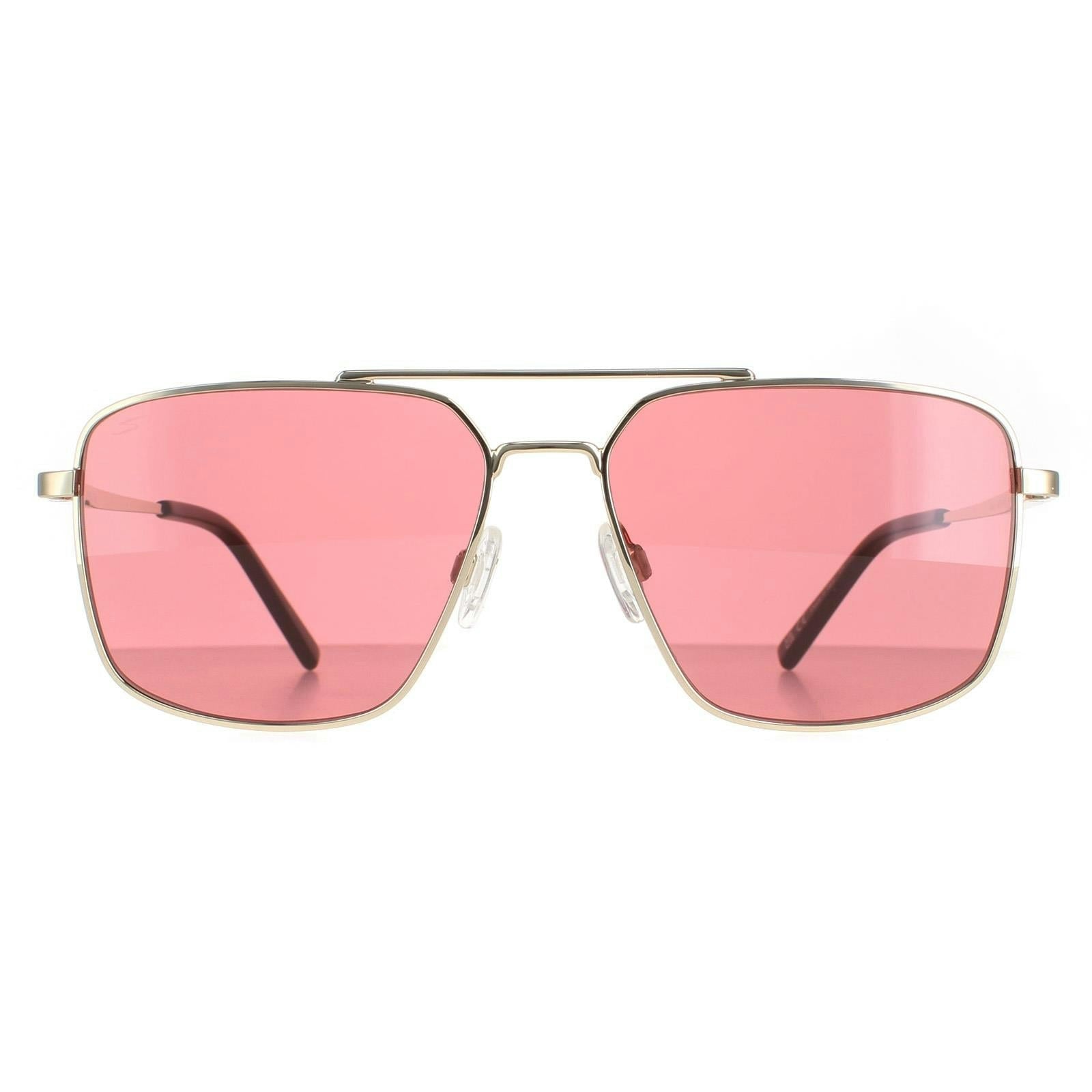 Serengeti Men's Light/Gold Sunglasses Aitkin Ss554005 Shiny Saturn Sedona For