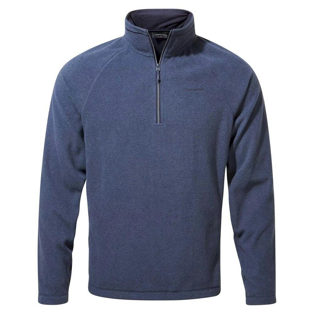 Craghoppers Men's Blue Corey Vi Half Zip Fleece Top - Navy Marl - 4XL - Navy Marl - 100% Polyester