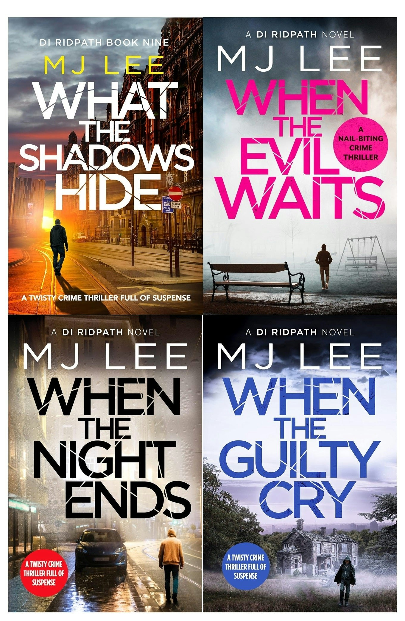 Books4people Girls M J Lee Di Ridpath Collection 4 Books Set (When The Evil Waits, When The Guilty Cry, When The Night Ends, What The Shadows Hide)