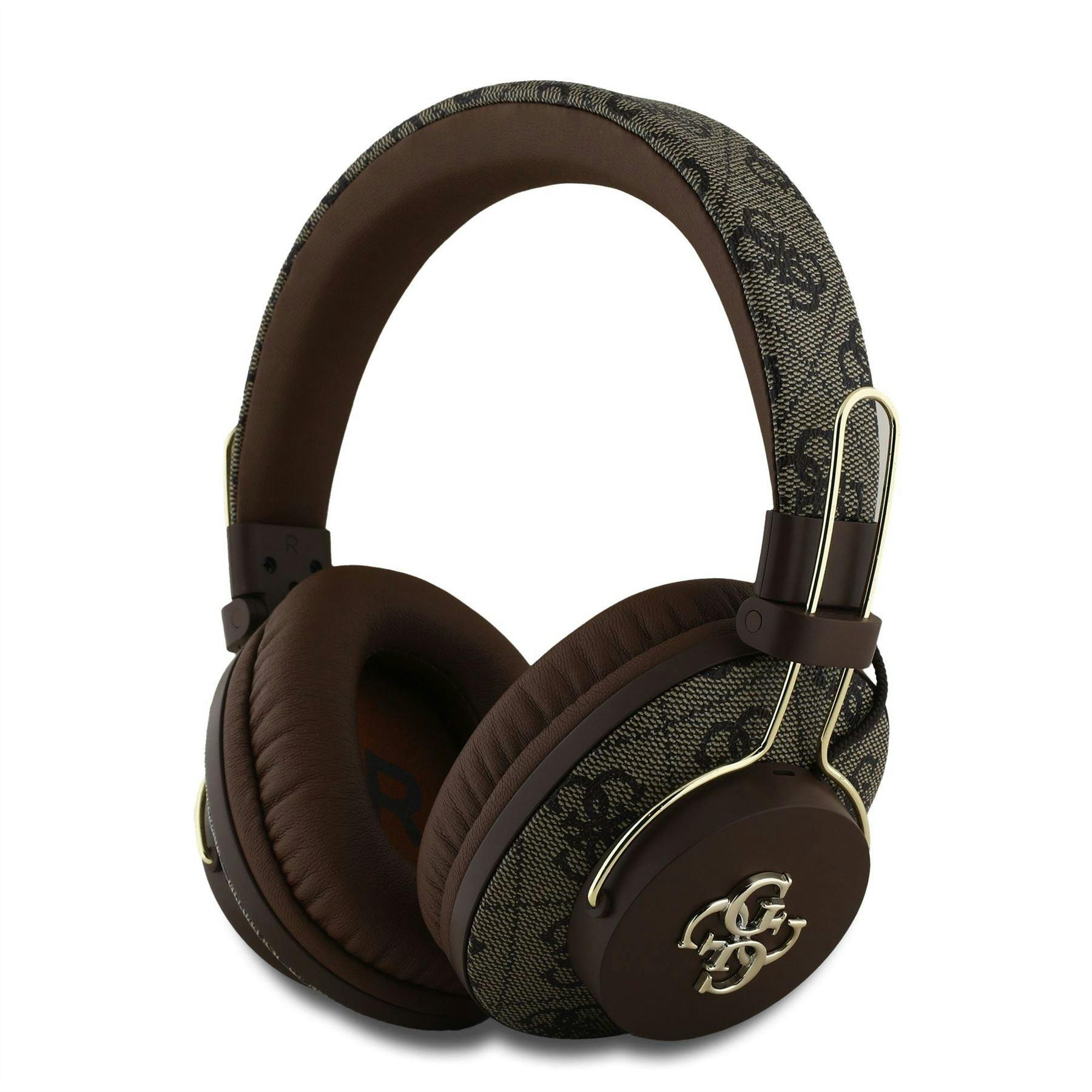 Guess Brown 4G Big Metal Logo Bluetooth On Ear Enc Headphone - Gubhs72p4fc4mw