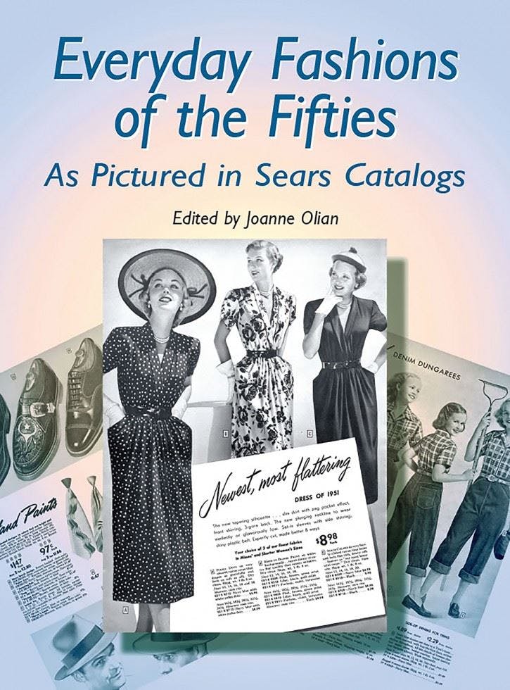 Search Press Women's Black/White Everyday Fashions Of The Fifties - Joanne Olian - Dover Fashion And Costumes