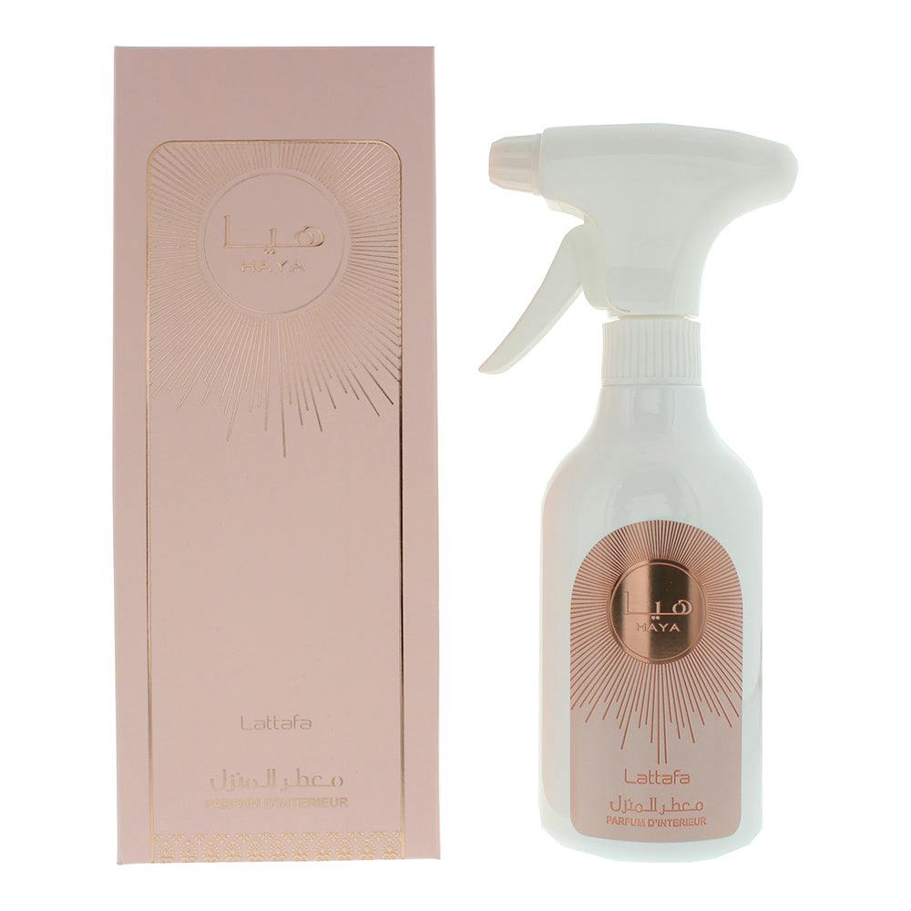 Lattafa Light/Amber/Orange Haya Room Spray 450Ml - Image 7
