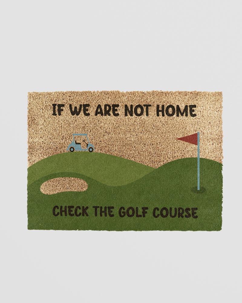Artsy Doormats Check The Golf Course Doormat (60 X 40Cm)