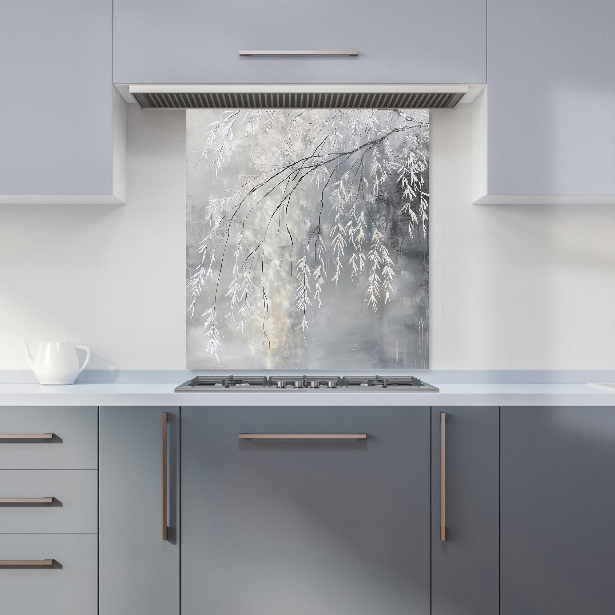 Warren Reed - Designer Wintery Tree Kitchen Splashback - W700mm X H750mm