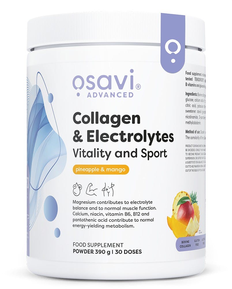 Osavi Collagen Electrolytes Vitality & Sport Pineapple & Mango 390G - Image 4