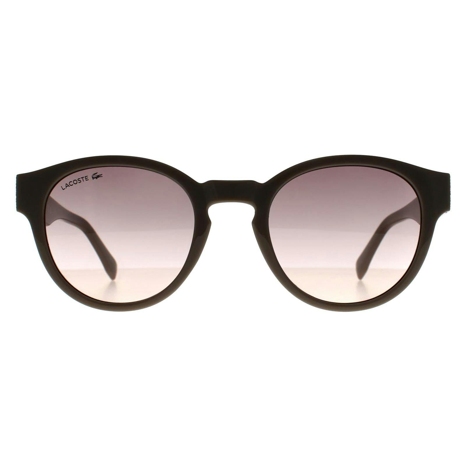 Lacoste Light/Grey Sunglasses L6000s 038 Transparent Taupe Nude Gradient