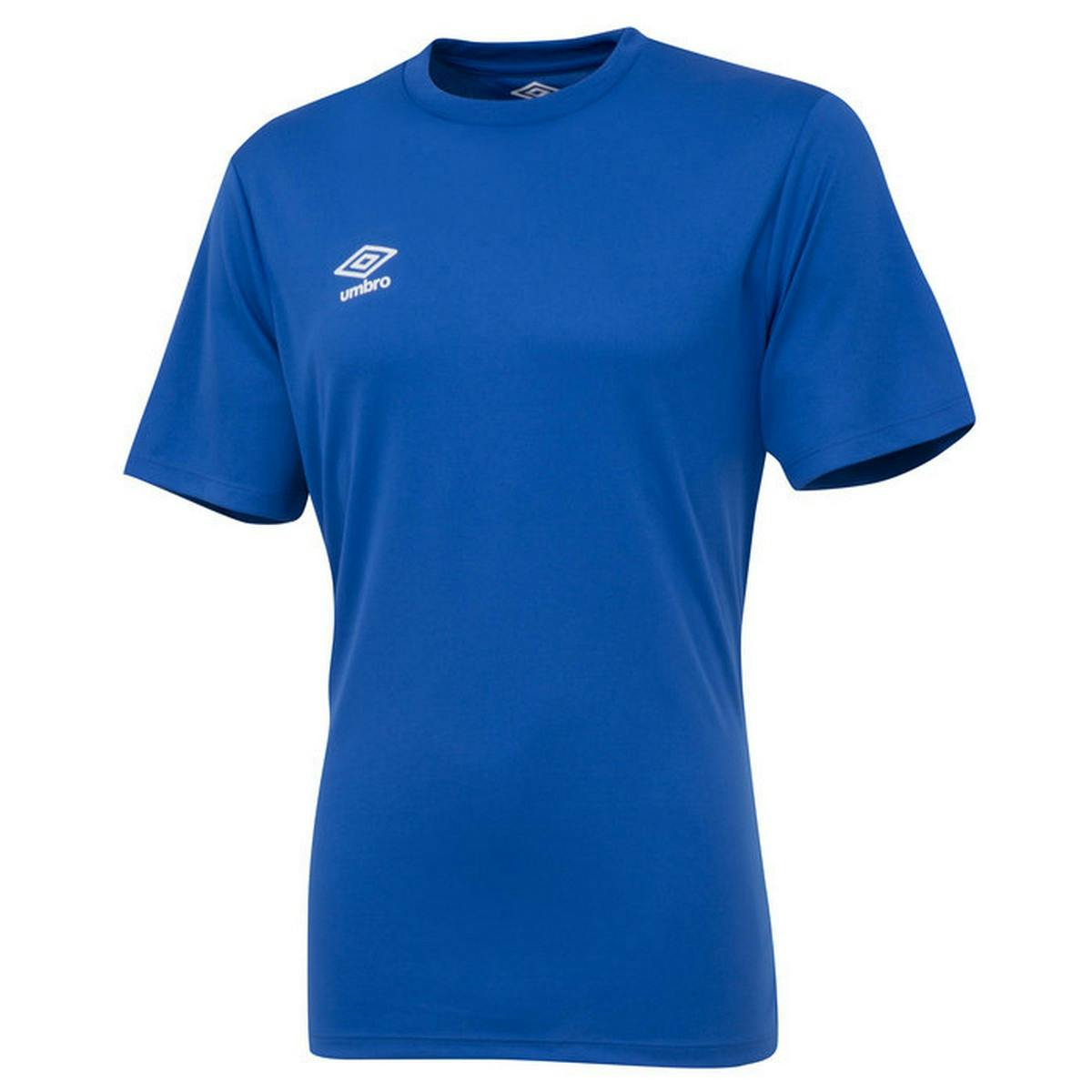 Umbro Men's Blue Club Short-Sleeved Jersey - Royal - Xxl - Royal - 100% Polyester