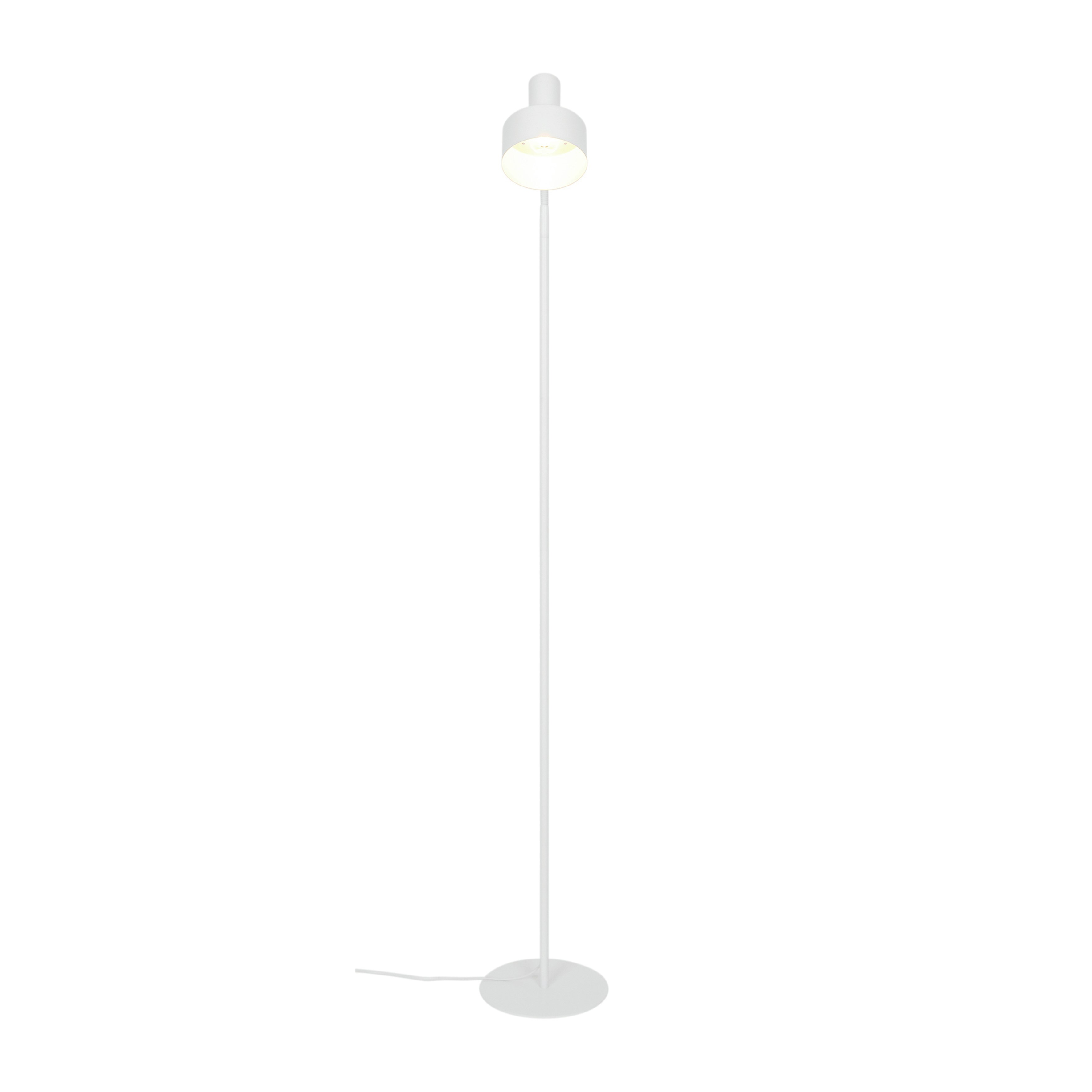 Rackhams White Matis | Floor Lamp | - 1