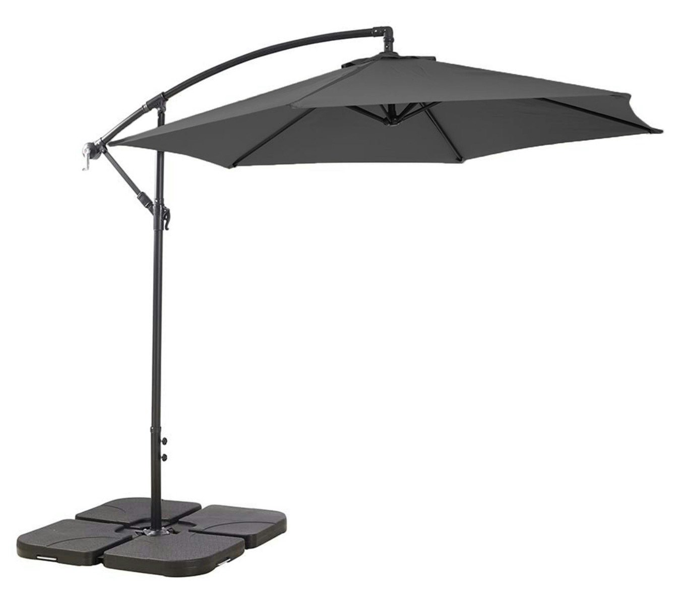 Rackhams Grey Cantilever Garden Parasol