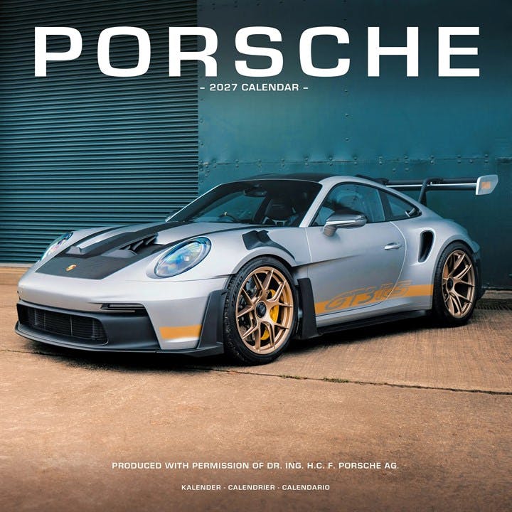 Porsche Calendar 2027, Wall Calendars, Month To View, Transport, Gift - Image 7