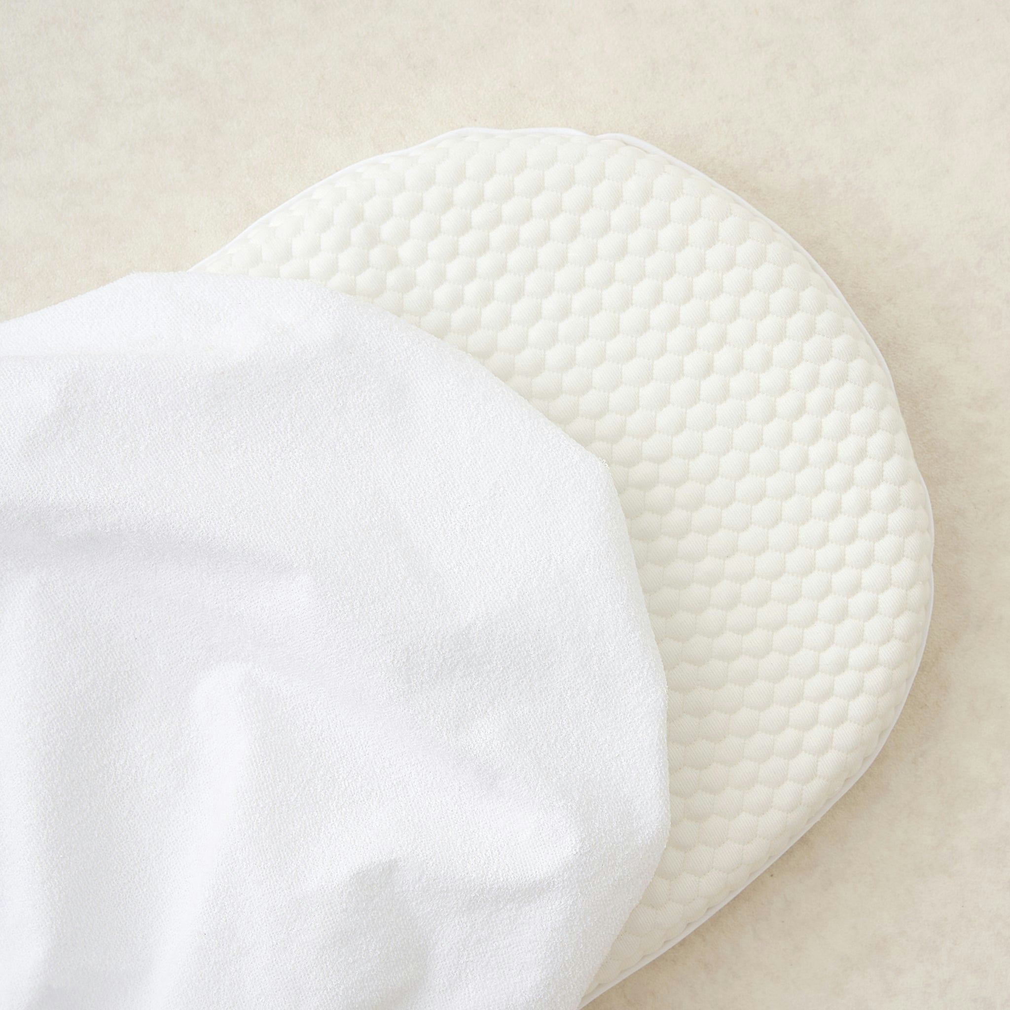 The Tiny Bed Company Waterproof Fitted Mattress Protector For Moses Basket - 74 X 28Cm - 74 X 28Cm - Mattress Protector