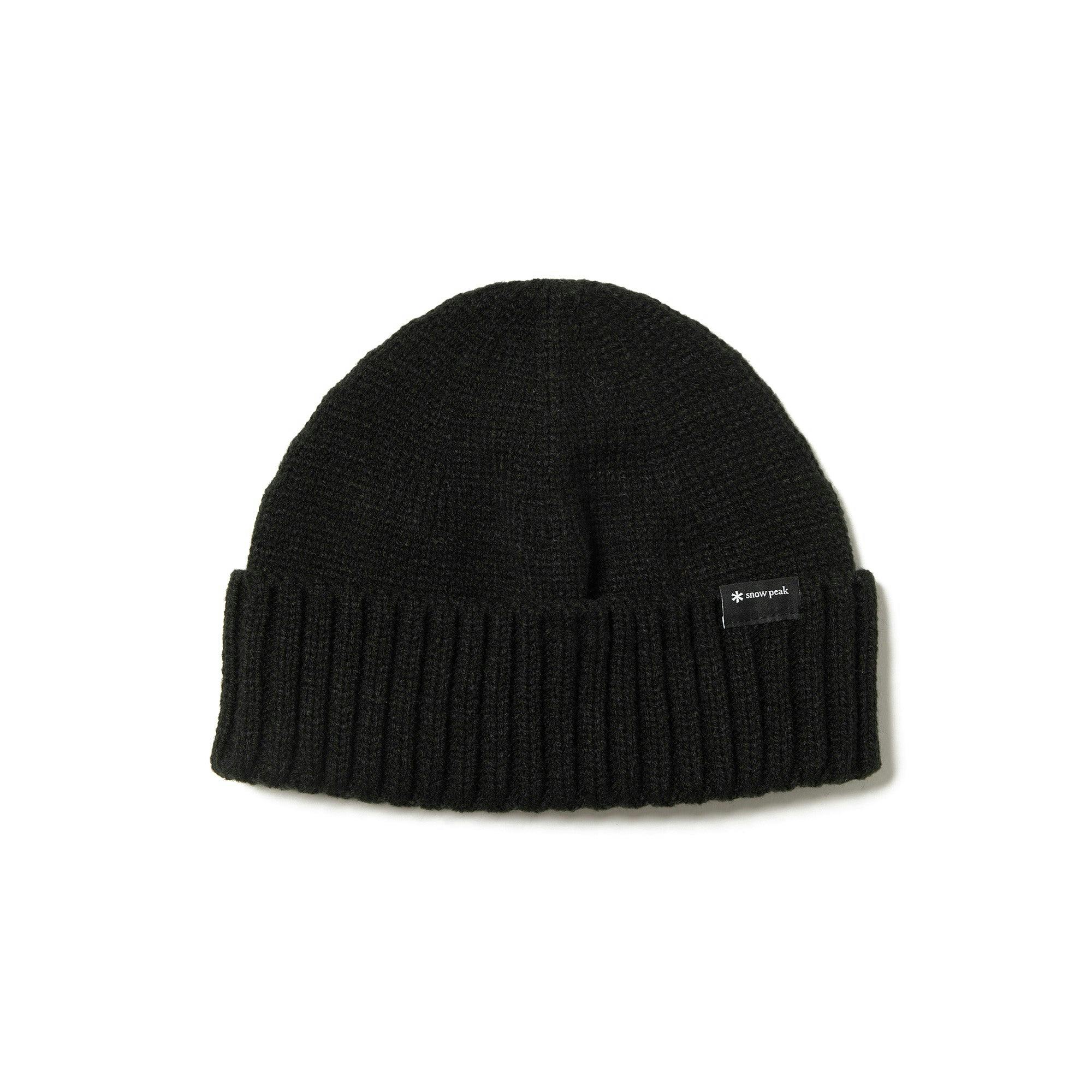 Snow Peak Black Nsd Knit Cap