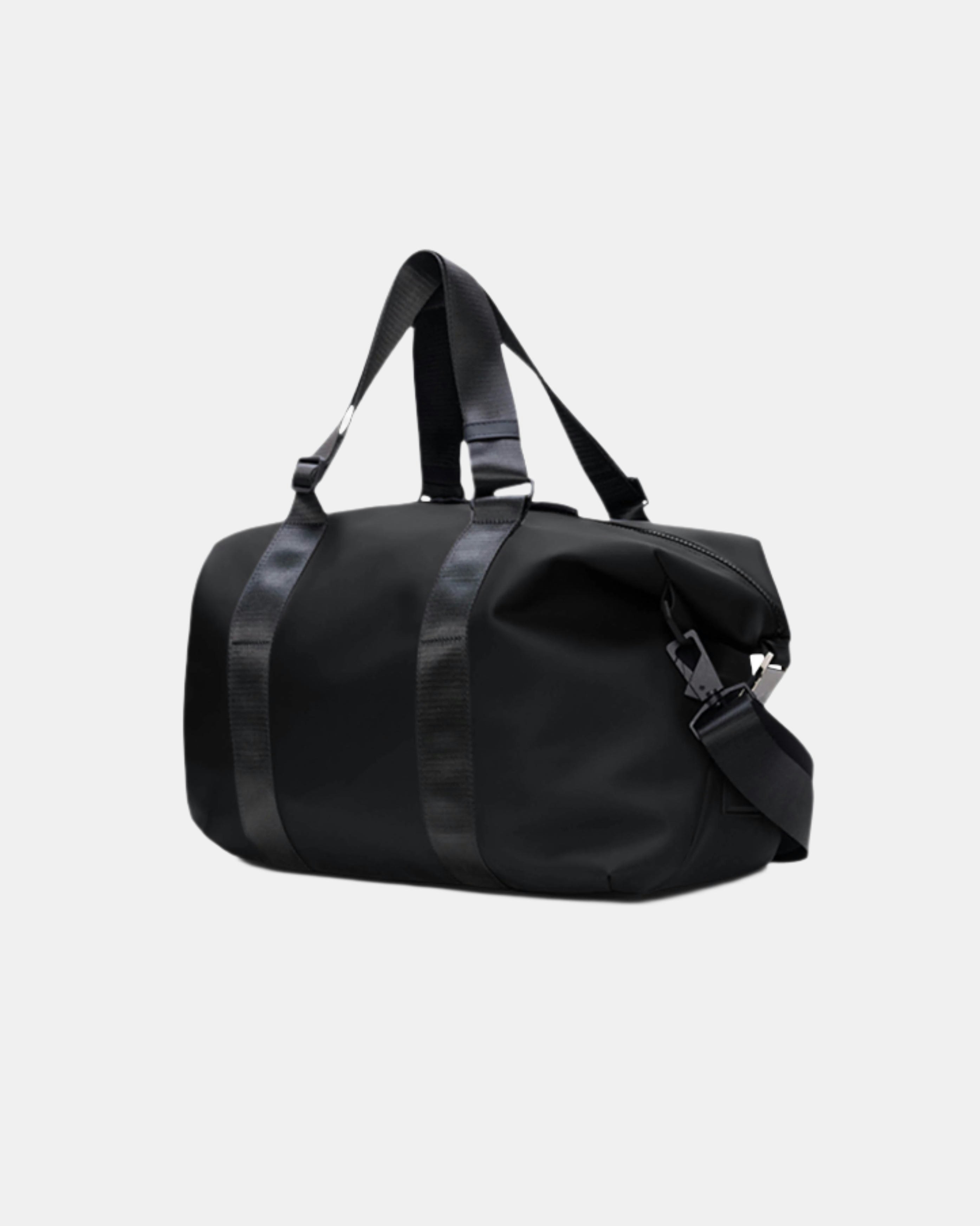 Rains Black Valera Weekend Bag Small - 01 - 01 - One Size